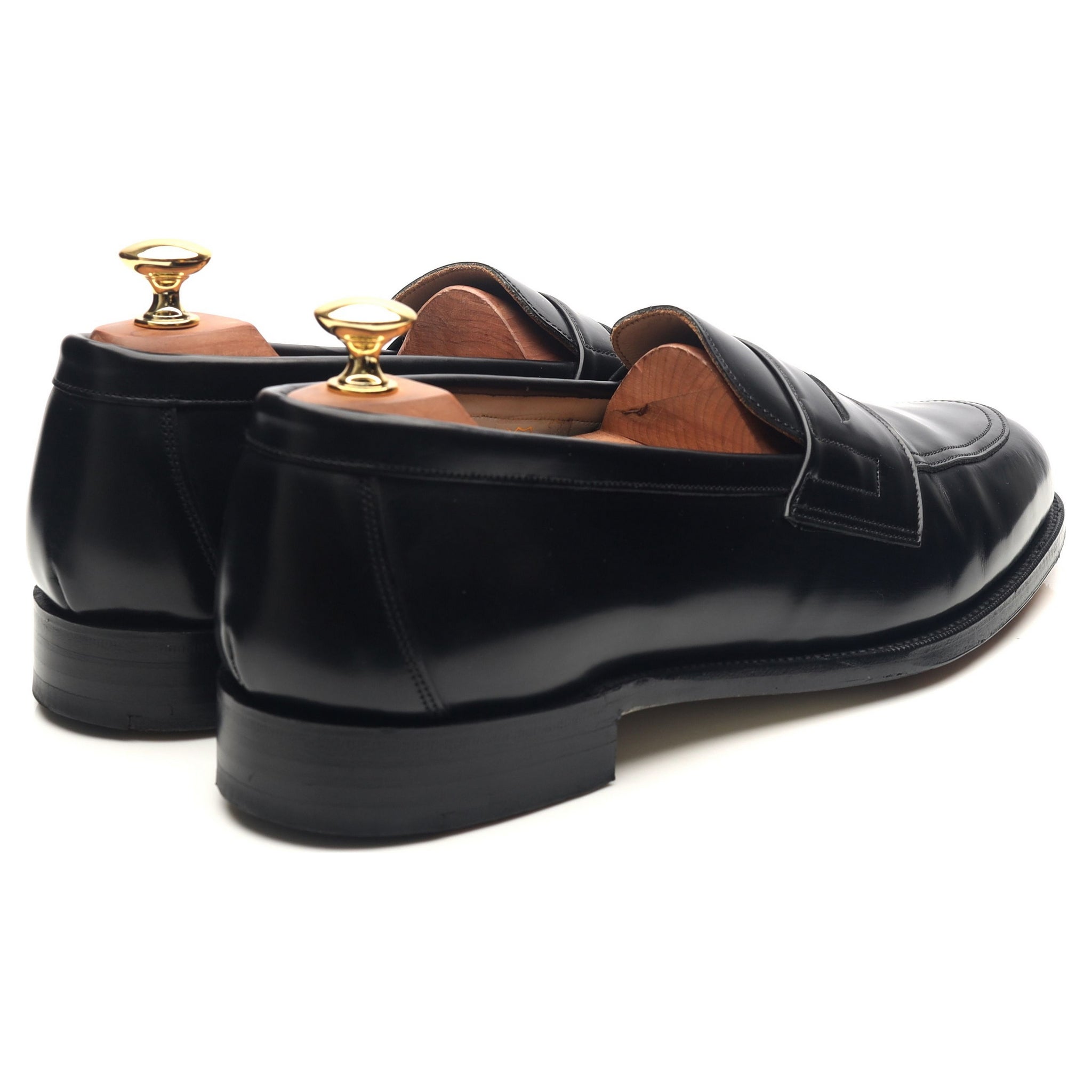 Grenson Bartlett mocassins cuir noir UK 9.5