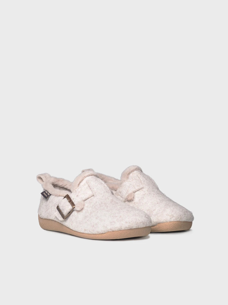 Toni Pons Moni-FP chaussons feutre boucle doree