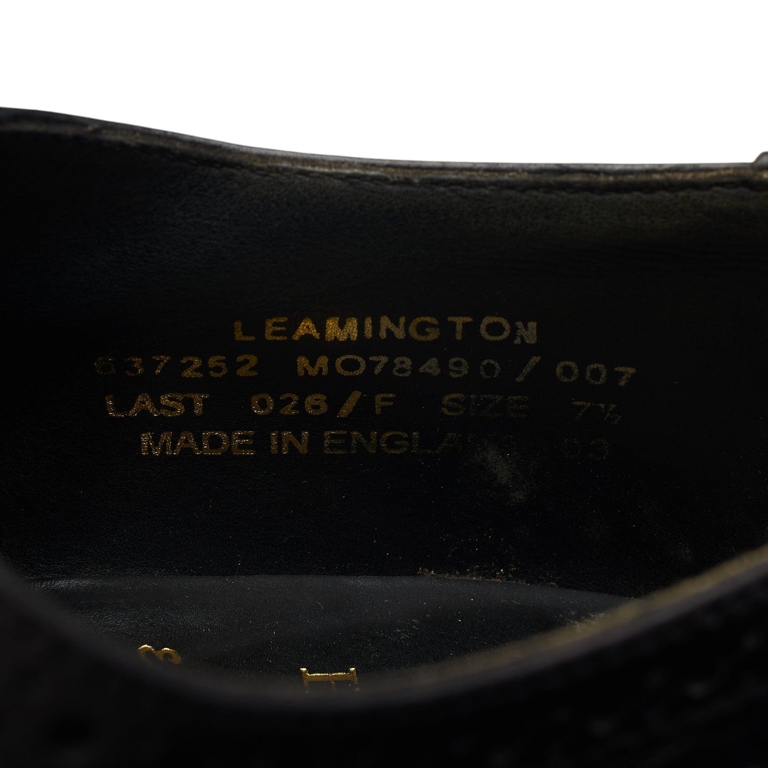 Herring Leamington derbies brogue noires UK 7,5