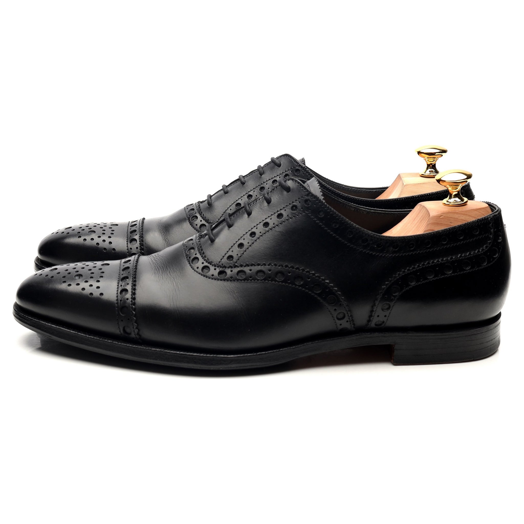 Crockett & Jones Richard James richelieu noir UK 10 cuir