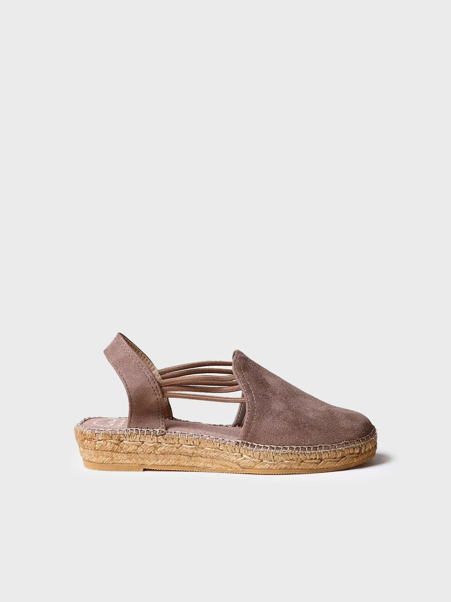 Toni Pons Nuria espadrille femme daim compensée 3 cm