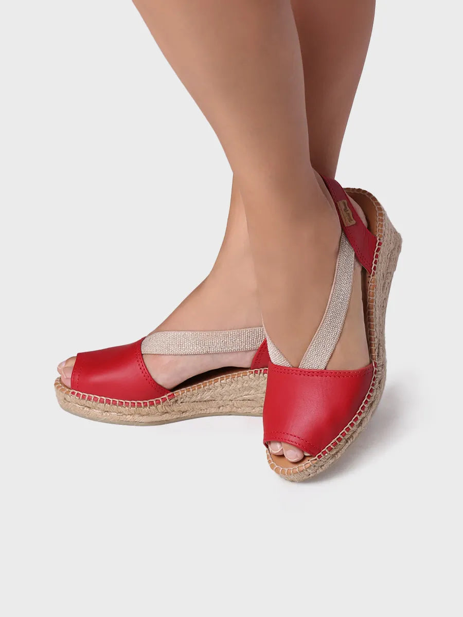 Toni Pons Teide-P espadrilles cuir compensées