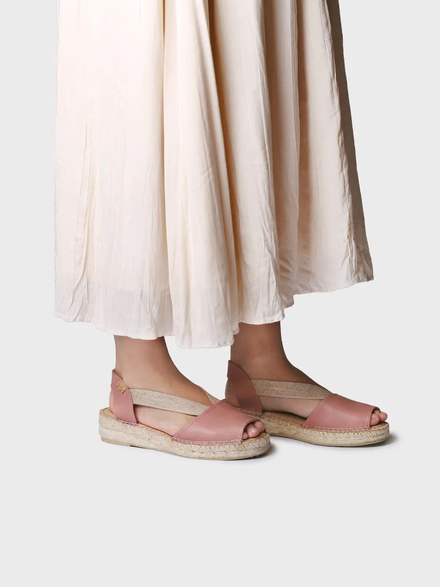 Toni Pons Tala espadrille cuir compensée pied large