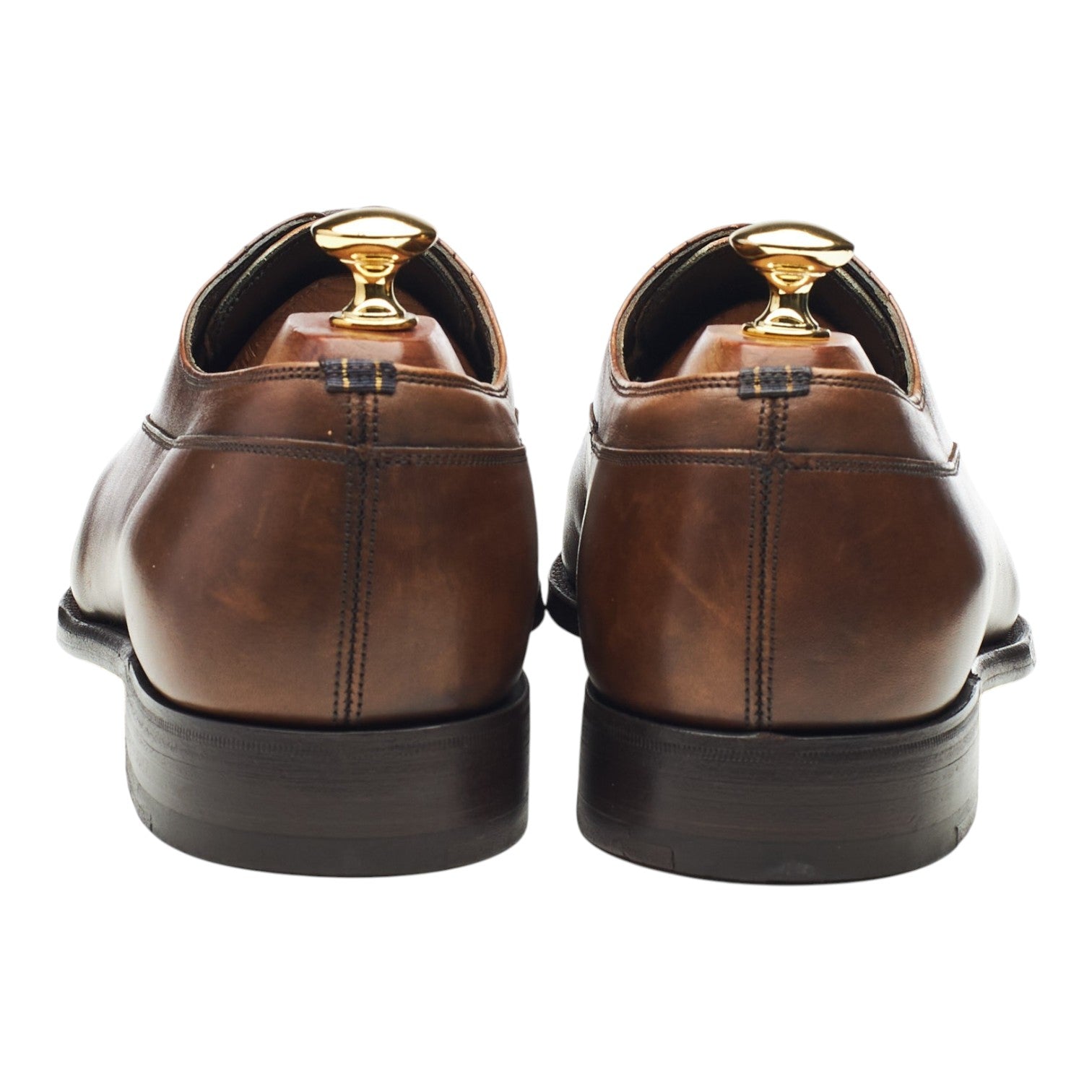 Gieves & Hawkes chaussures oxford cuir marron UK 9