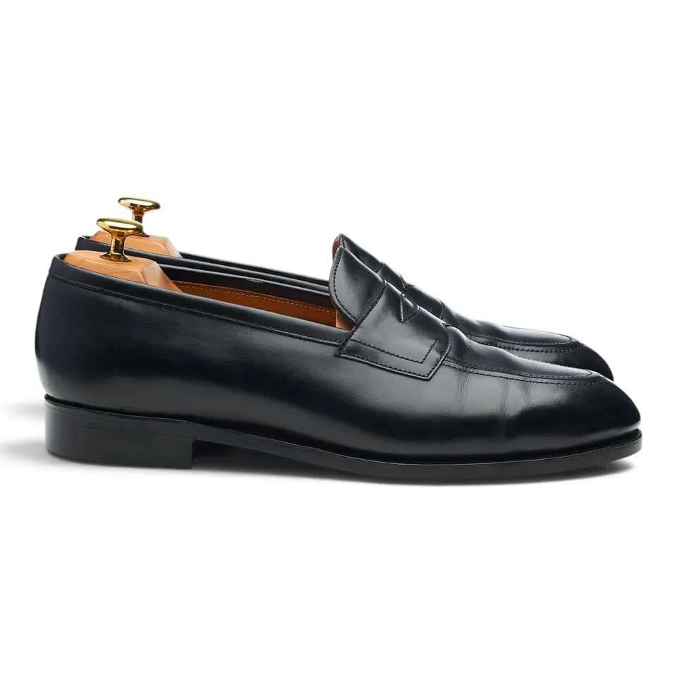 Edward Green Piccadilly mocassin cuir noir 8 UK