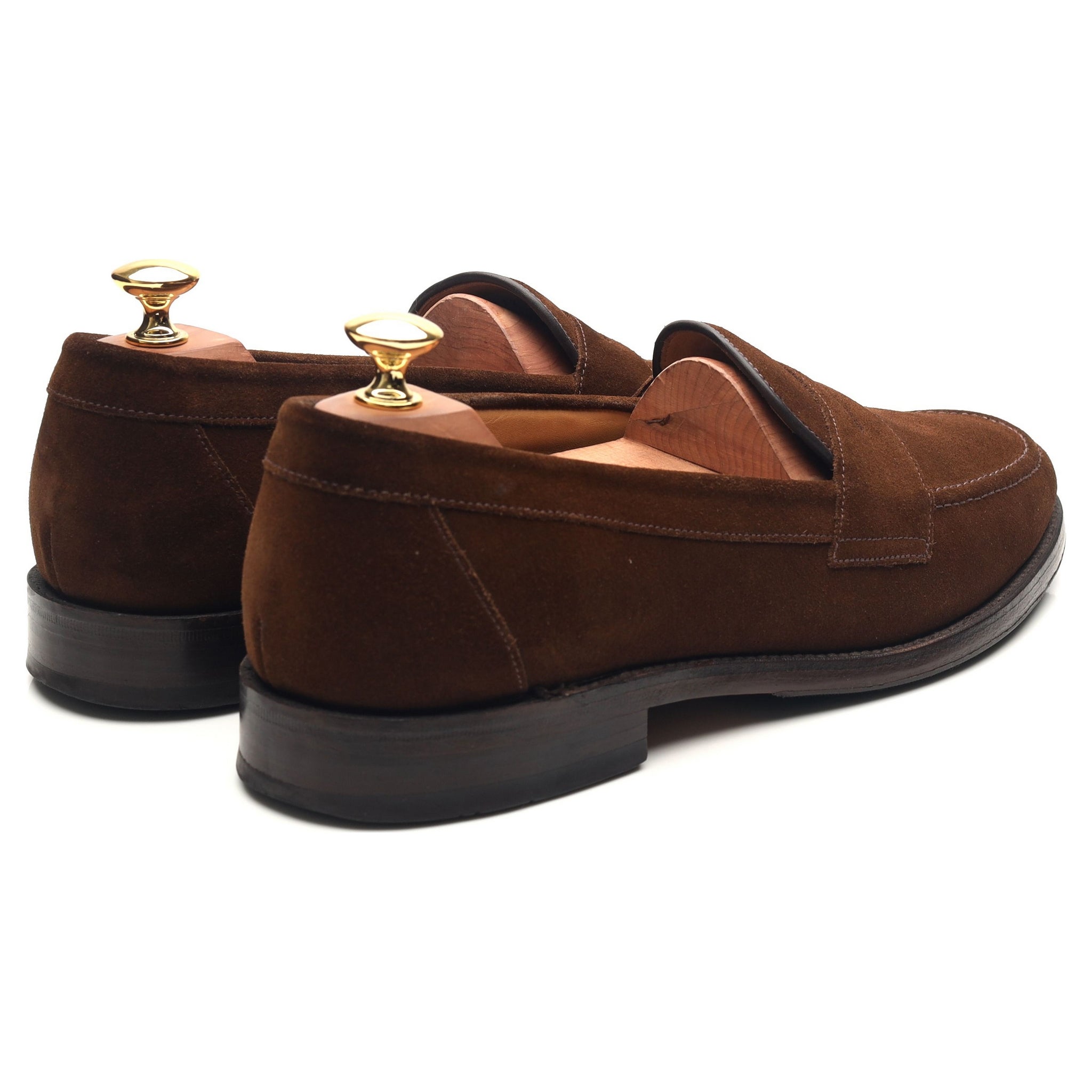 Loake Eton mocassins suède marron UK 9.5
