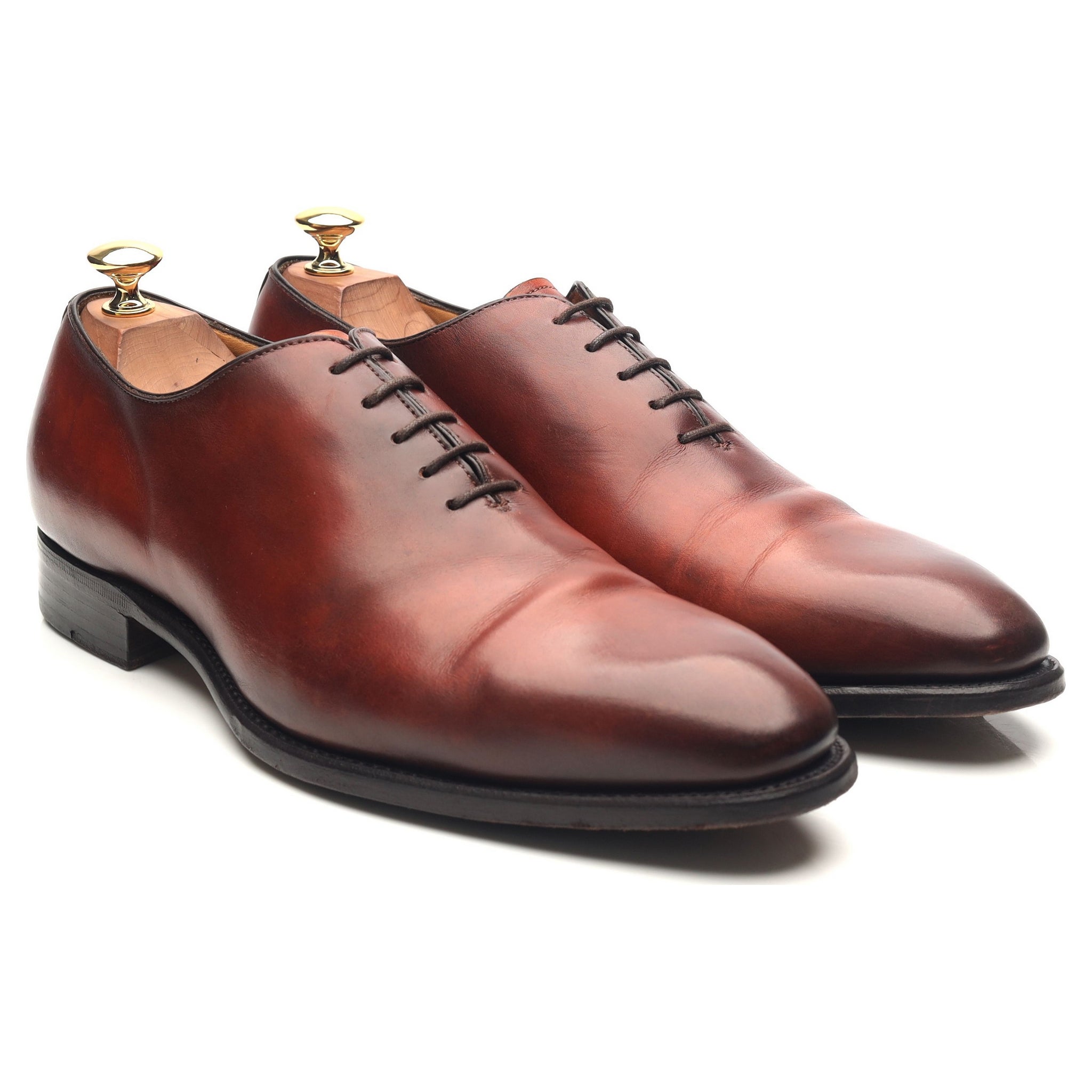 Herring wholecut oxford cuir marron pointure UK 9