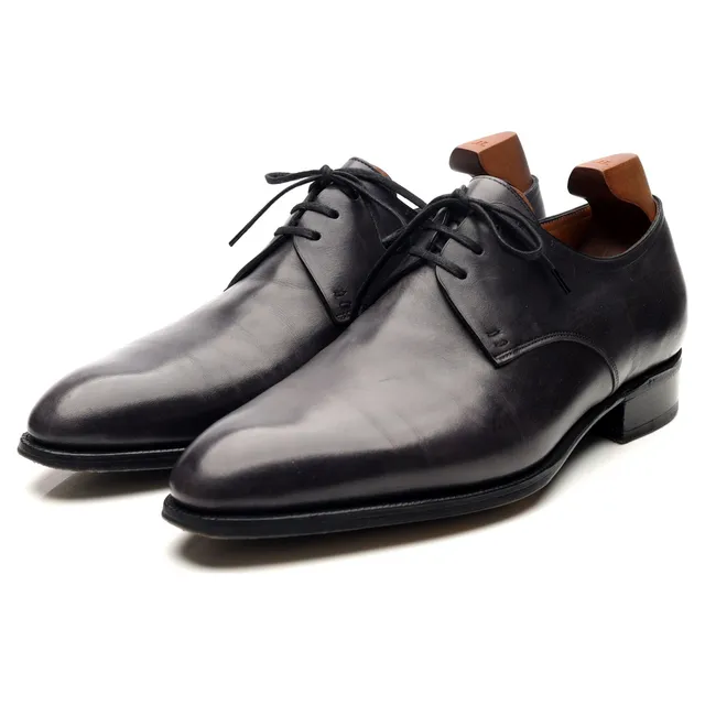John Lobb Saint Crepin 2013 derby cuir noir UK 8.5