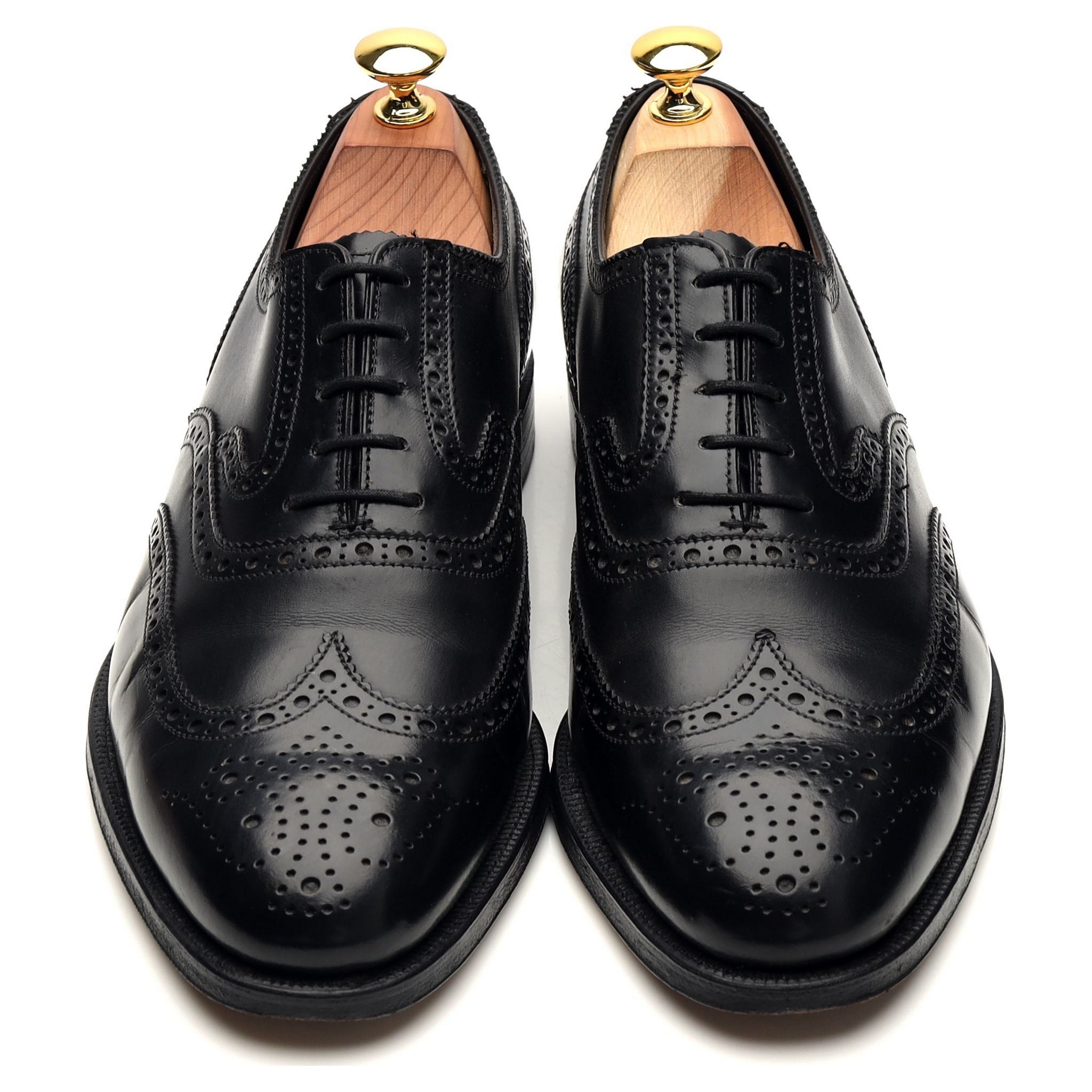 Gordon Scott London richelieu cuir noir UK 7.5