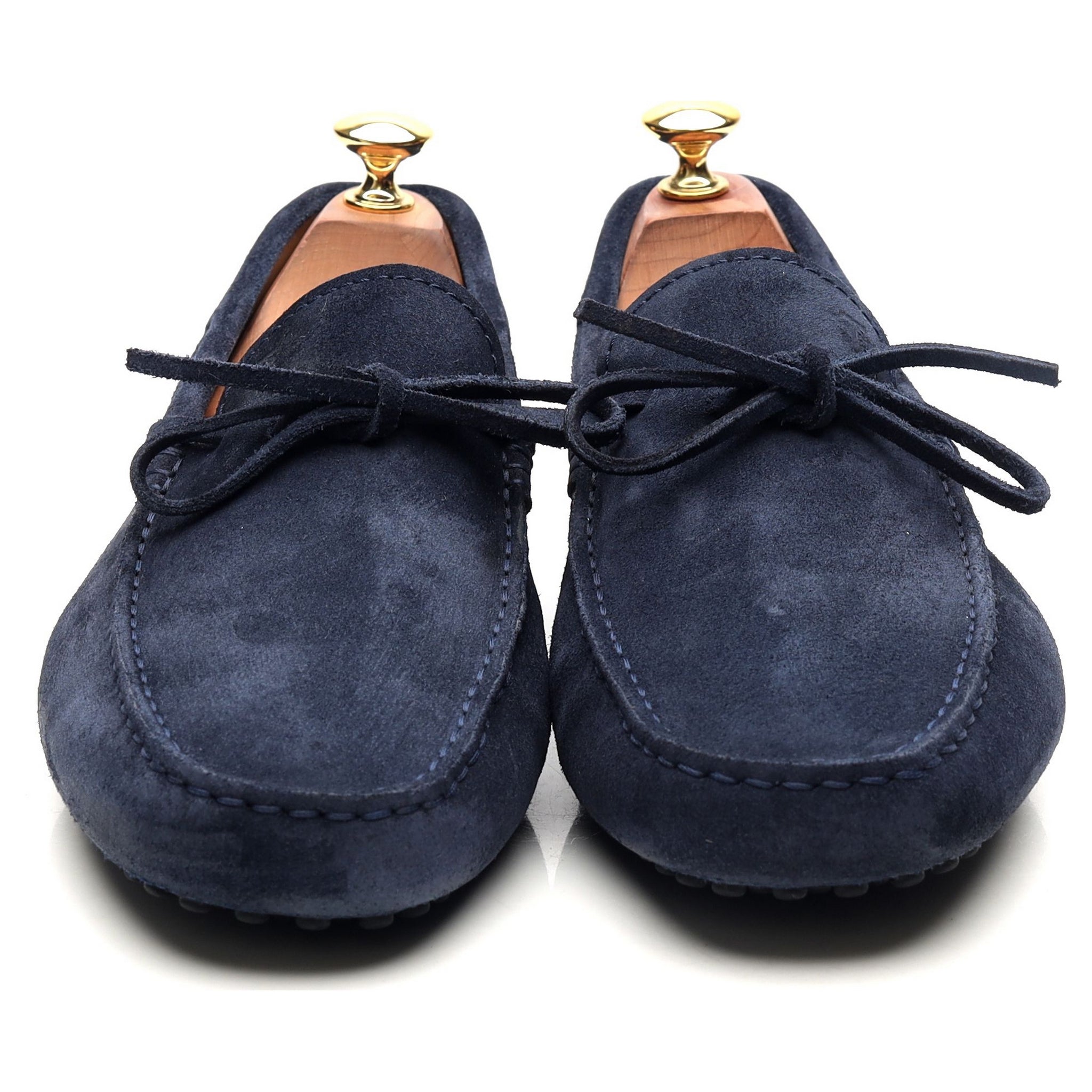 Tod's Gommino mocassins daim bleu UK 9