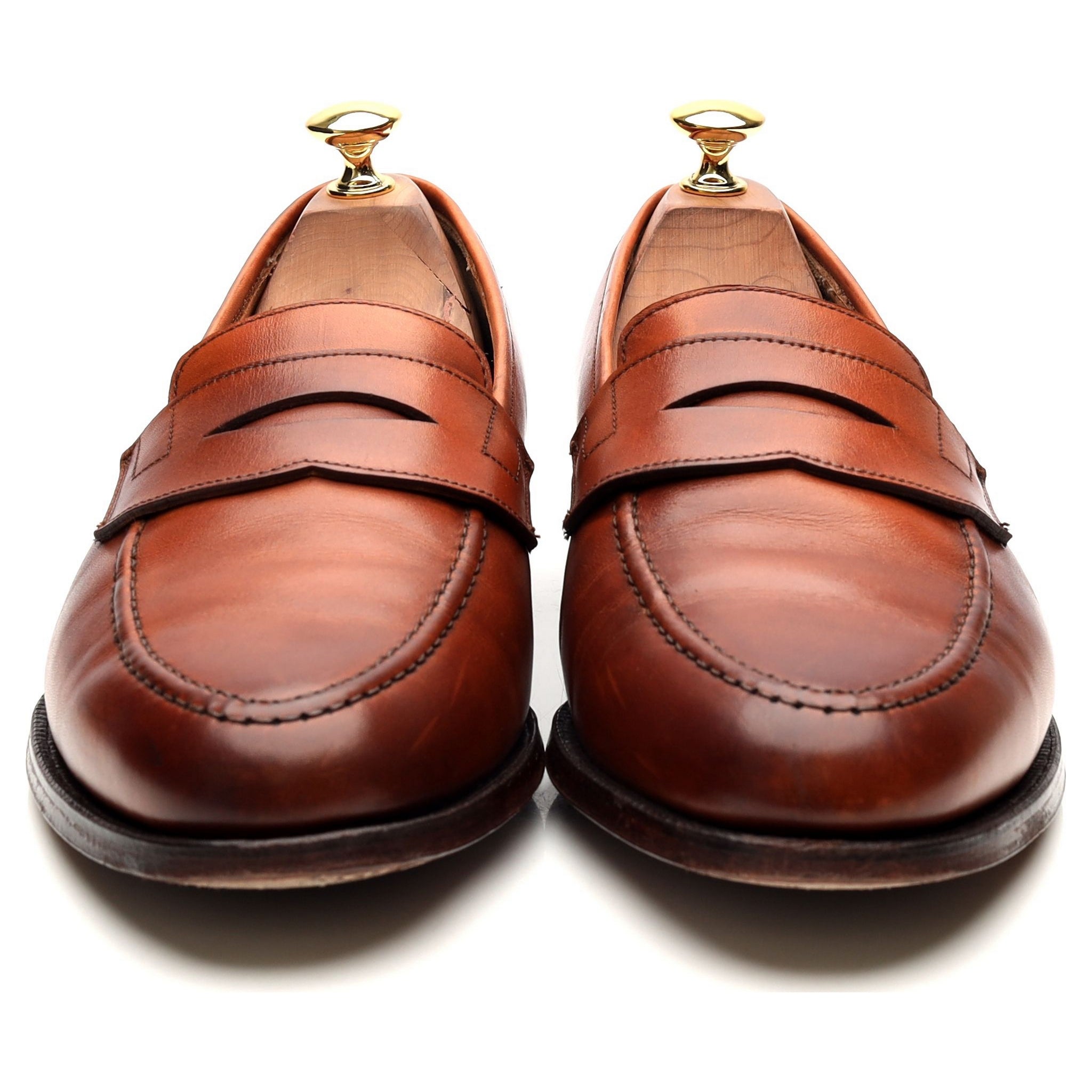 Shipton & Heneage Wilton mocassins cuir marron UK 9