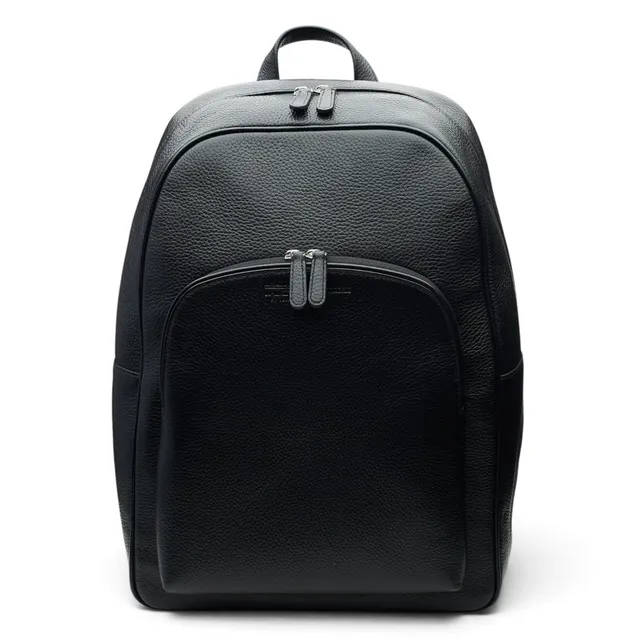 Carl Friedrik F1 Williams sac à dos cuir noir grainé