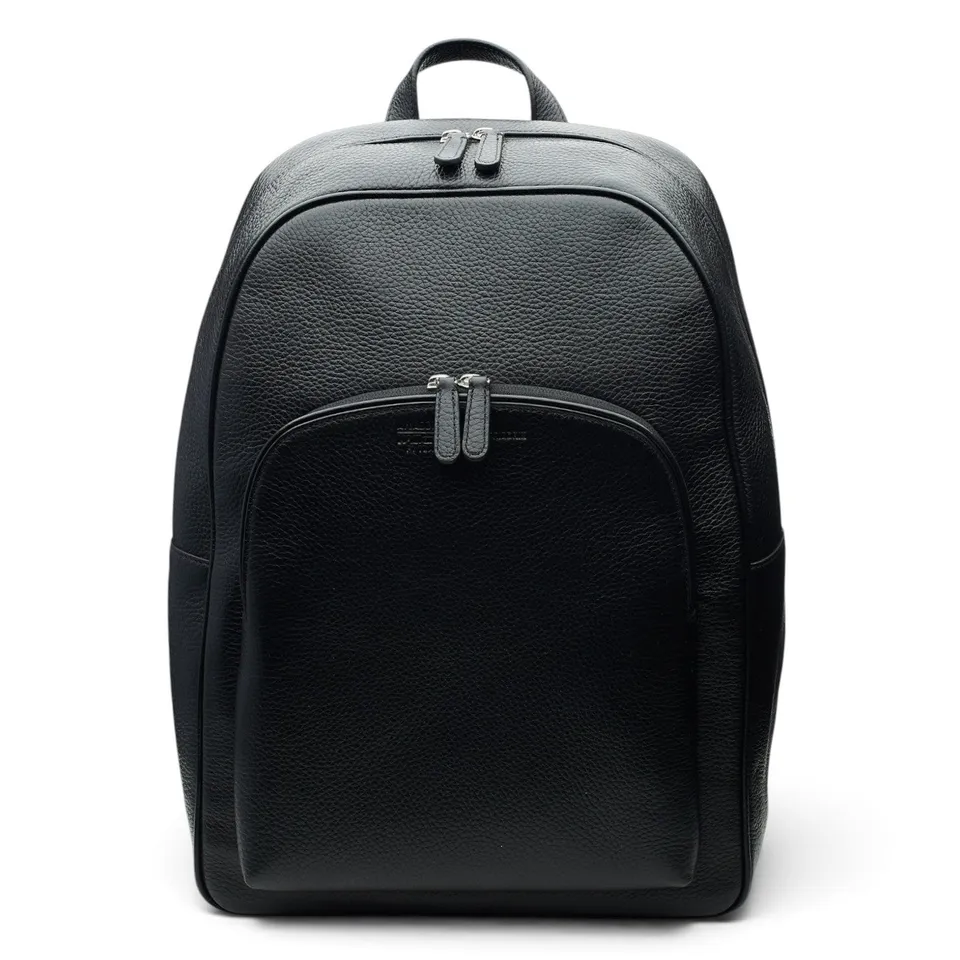 Carl Friedrik F1 Williams sac à dos cuir noir grainé