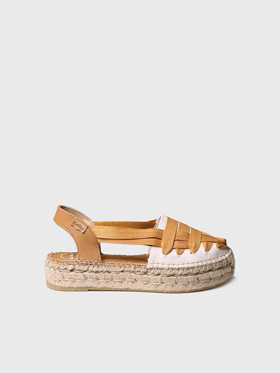 Toni Pons RIO-CU espadrilles ocre à brides croisées