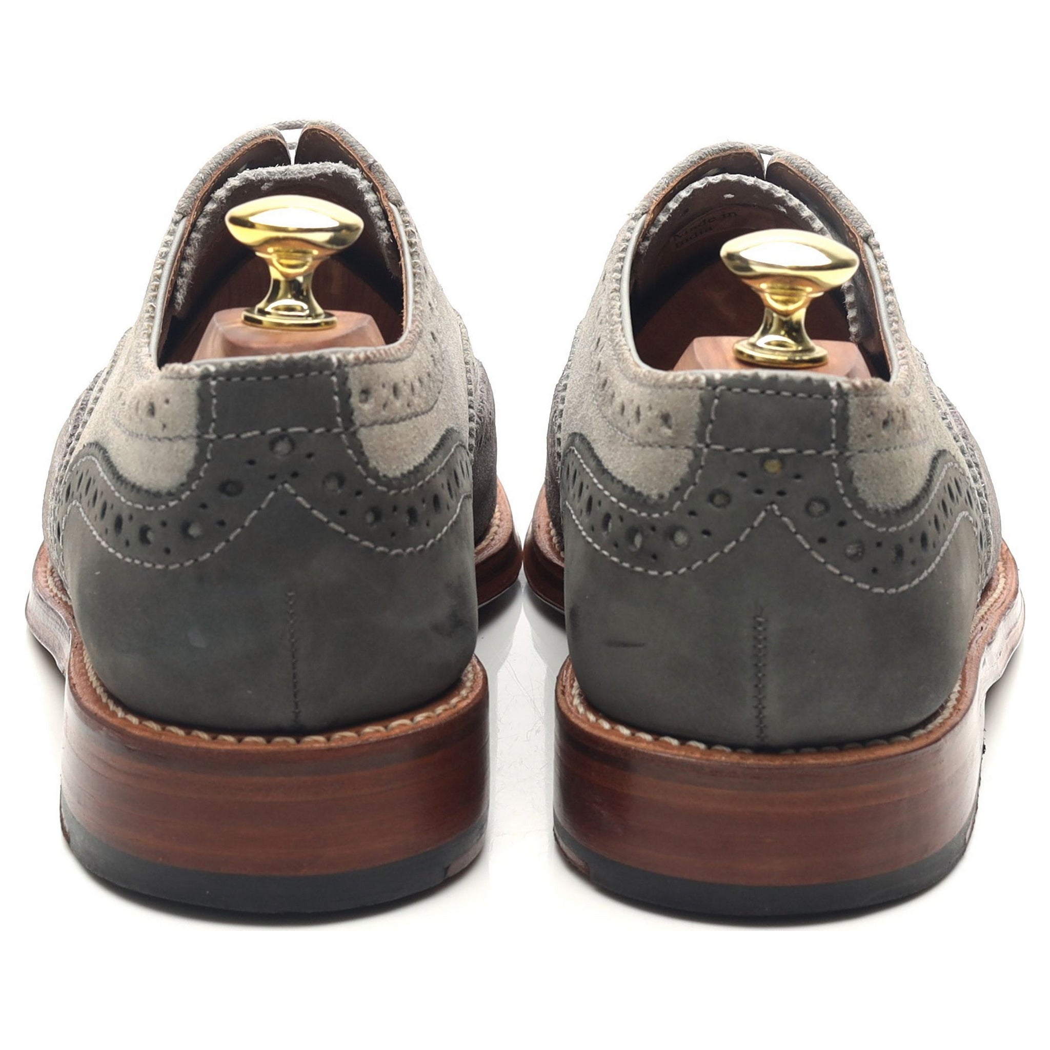 Grenson Stanley derbies suède gris UK 7