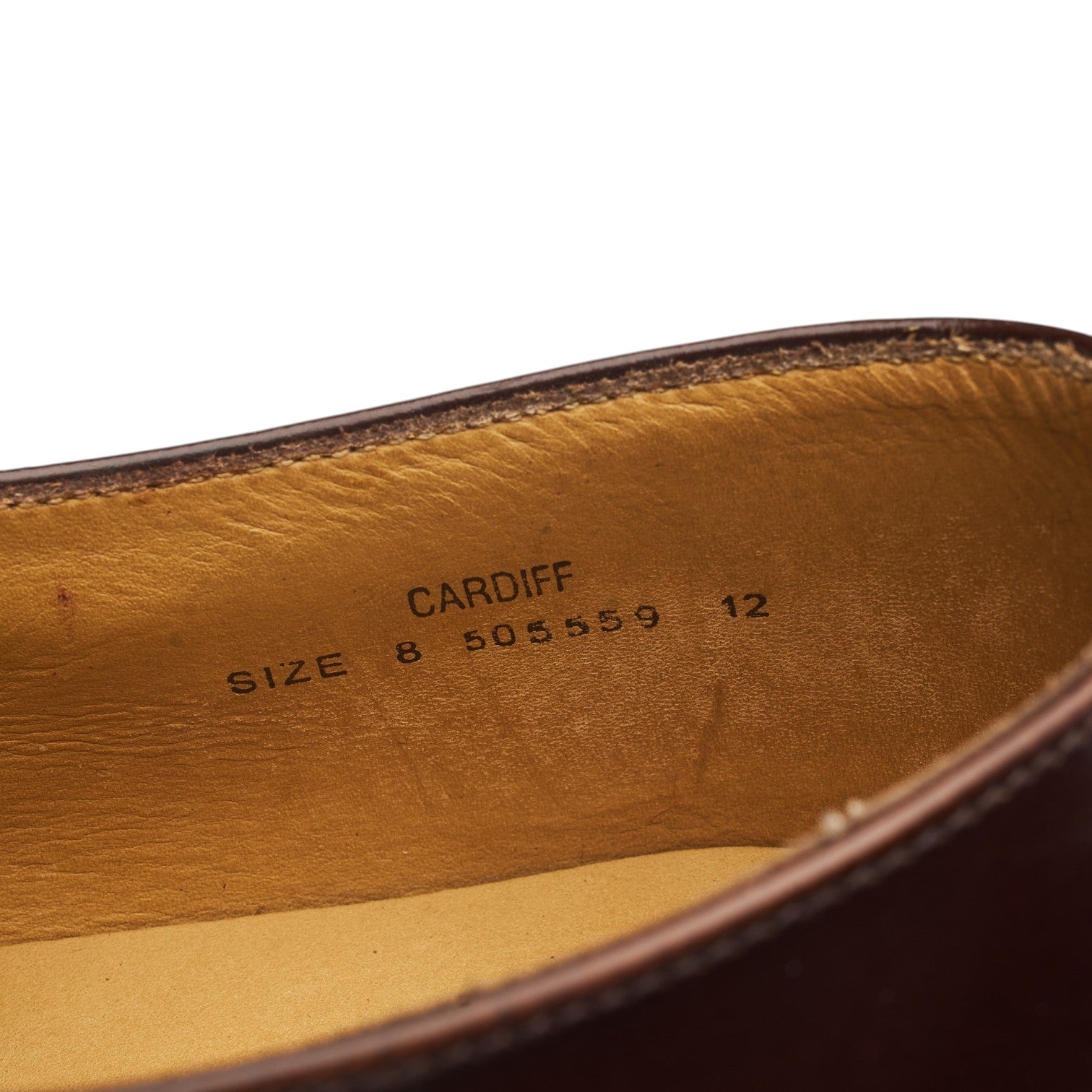 Herring Cardiff Monk Strap Cuir Marron UK 8