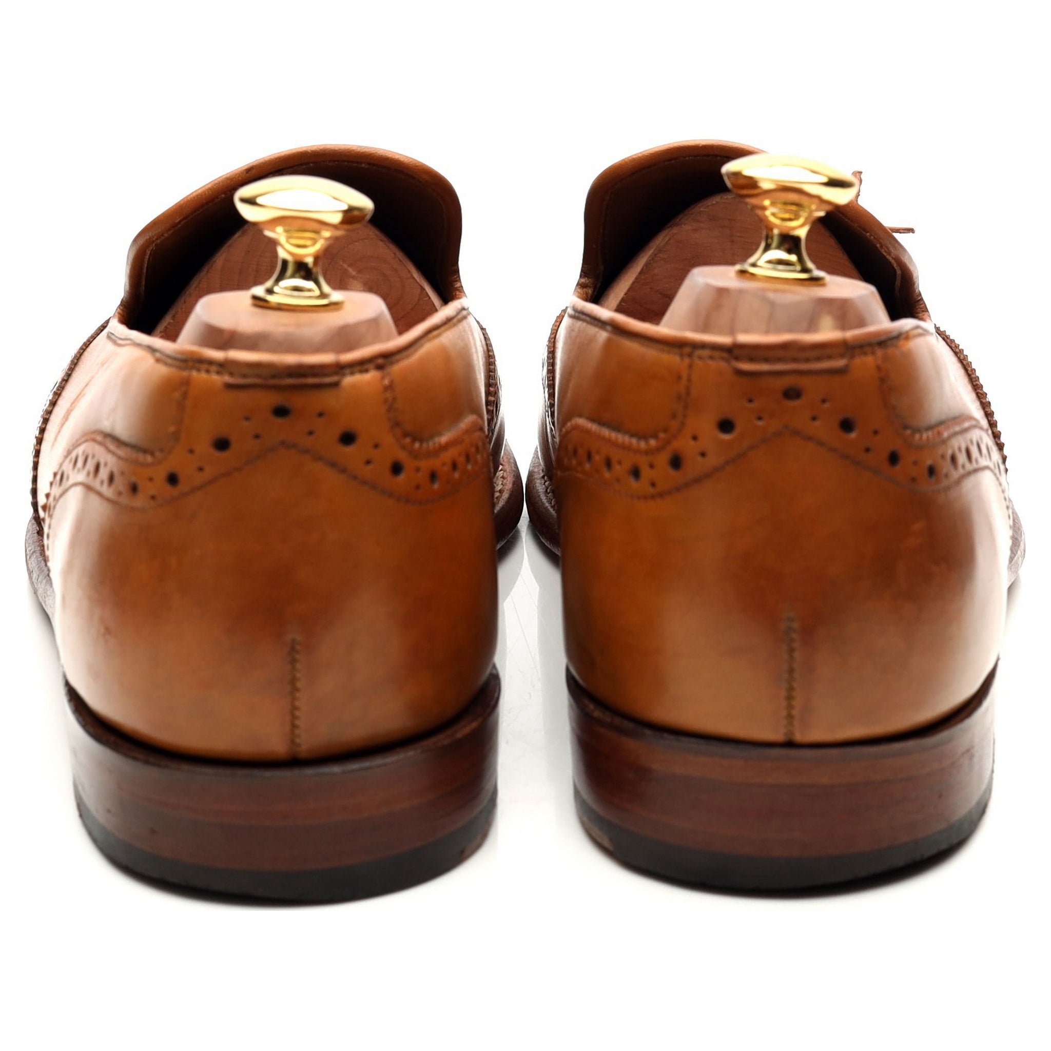 Grenson Monty mocassins glands cuir marron 10.5 UK