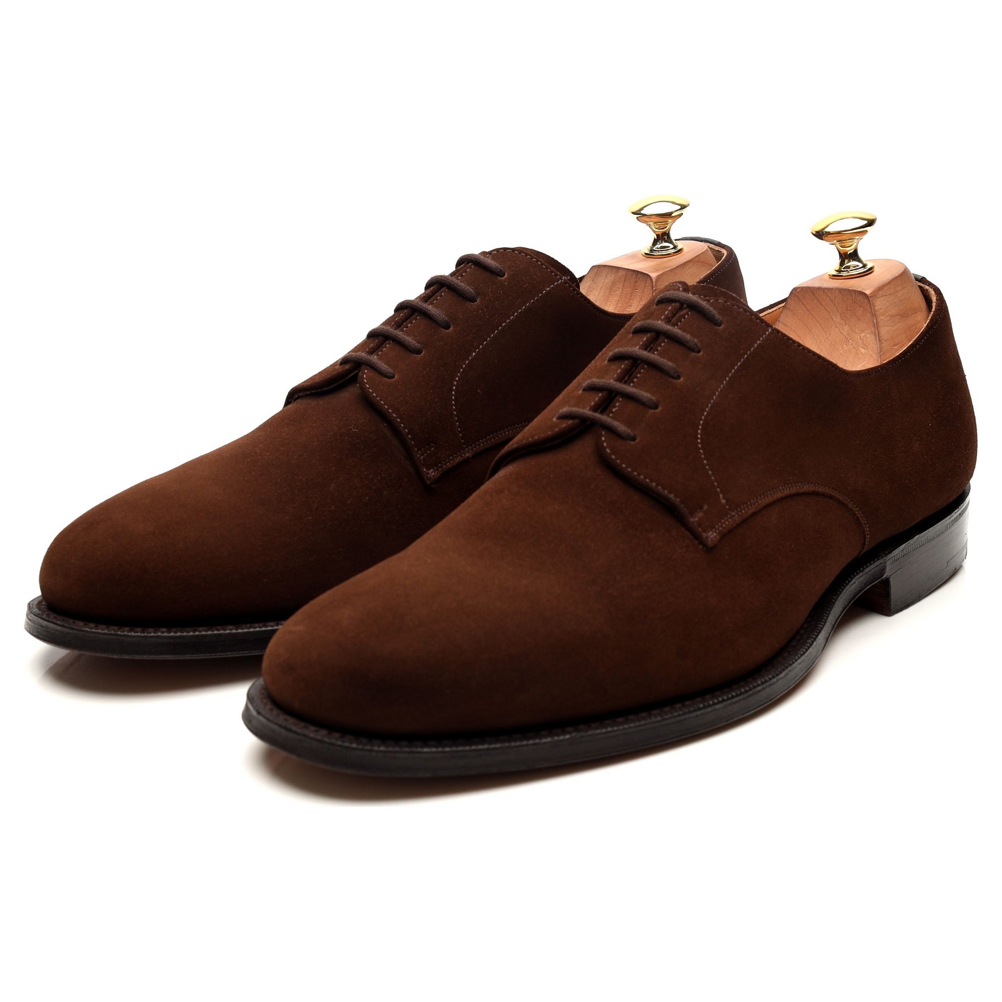 Church's Cranfield derby daim marron pointure UK 10 H