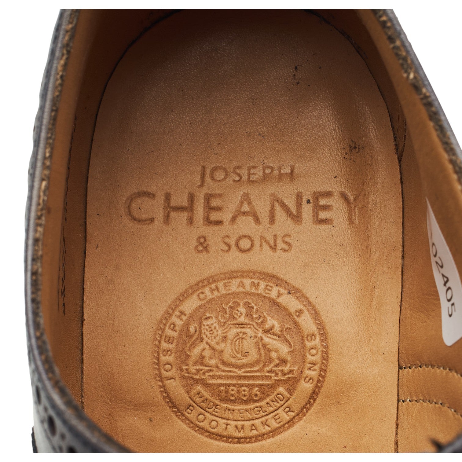 Cheaney Islington oxford brogue cuir gris UK 6