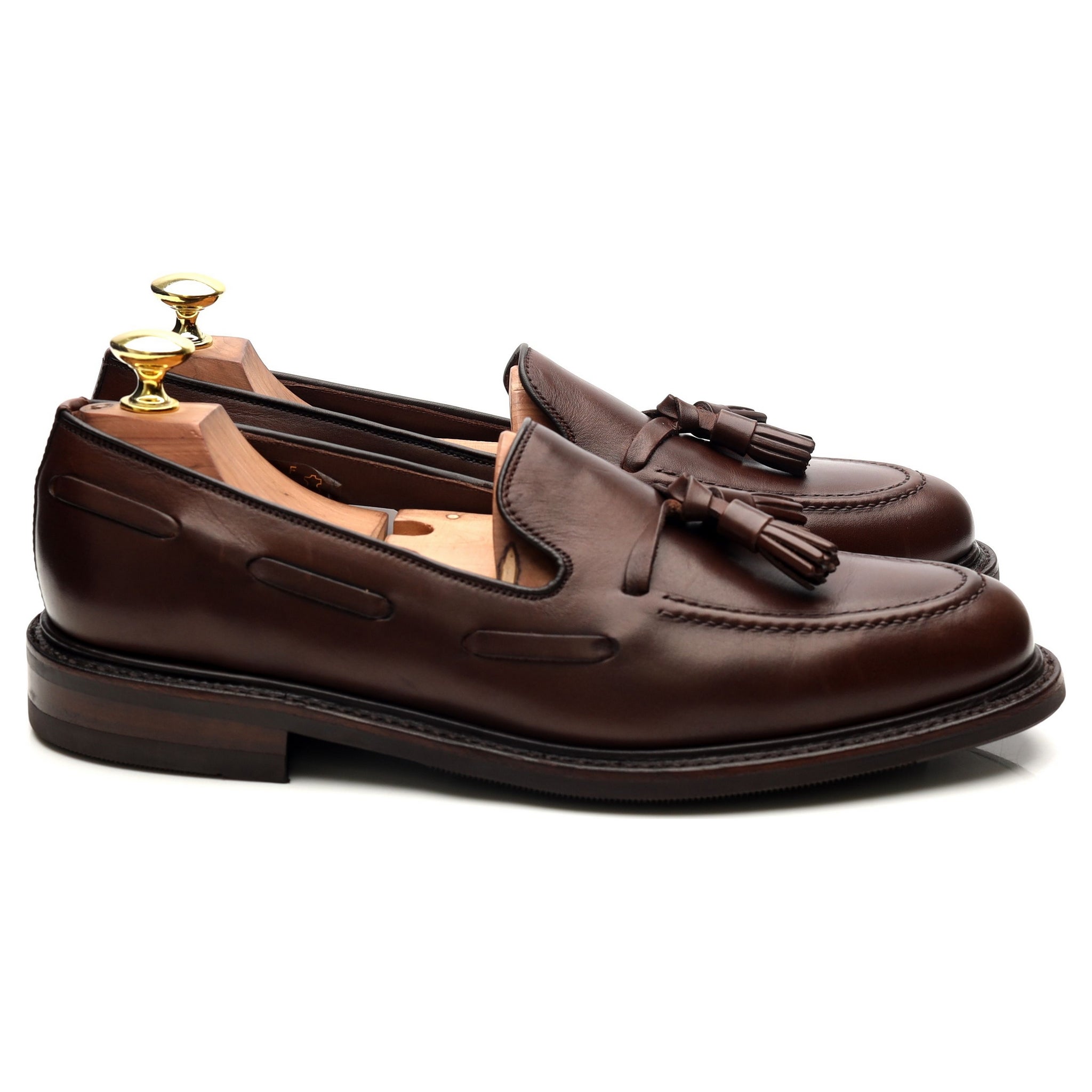 Loake 1880 Nottingham mocassins cuir marron UK 7