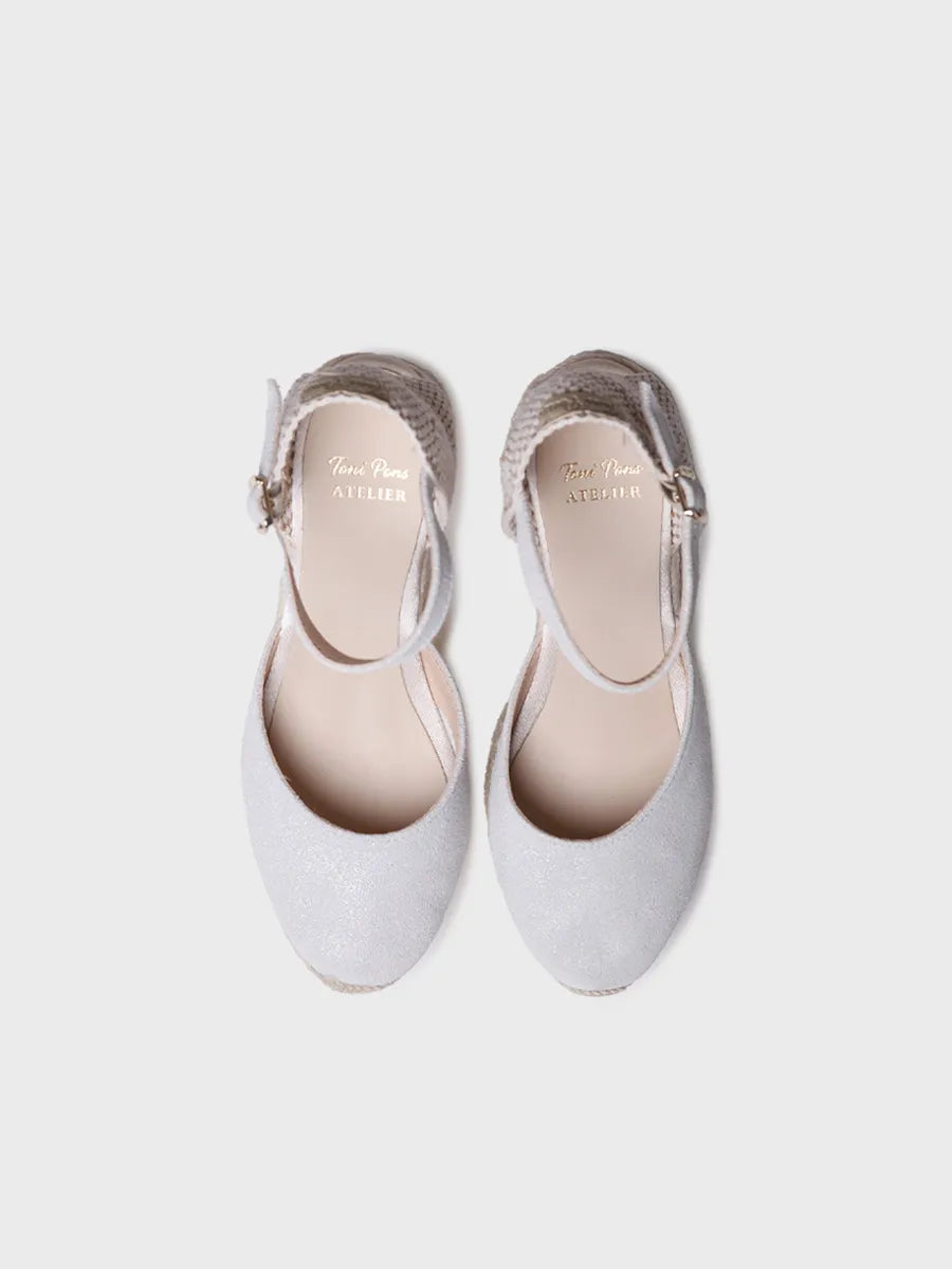 Toni Pons Matilda espadrilles compensées mariée plata