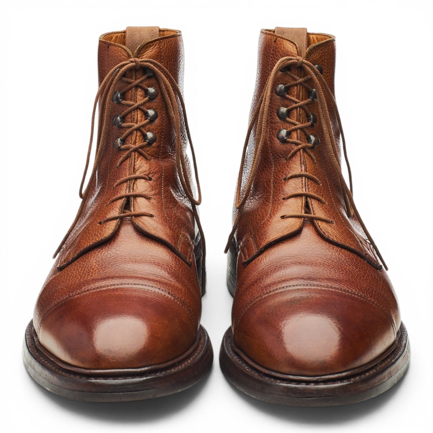 Crockett & Jones Coniston bottines cuir grain marron 9.5