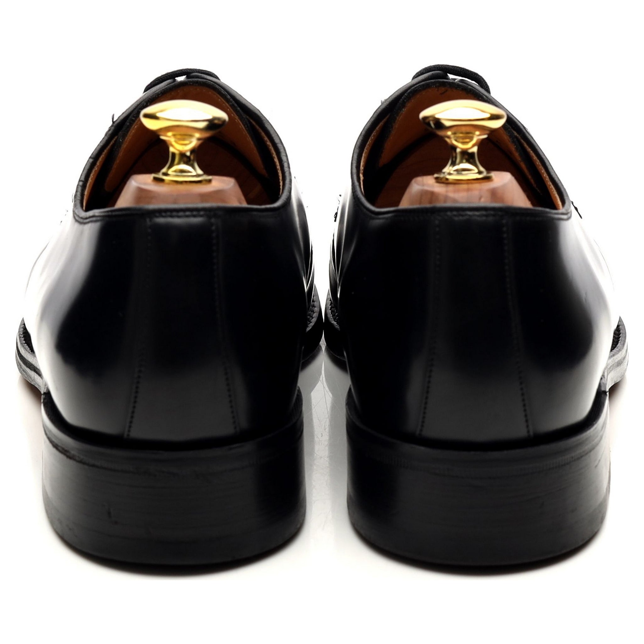 Barker Selwyn derby cuir noir pointure UK 8 semelle cuir