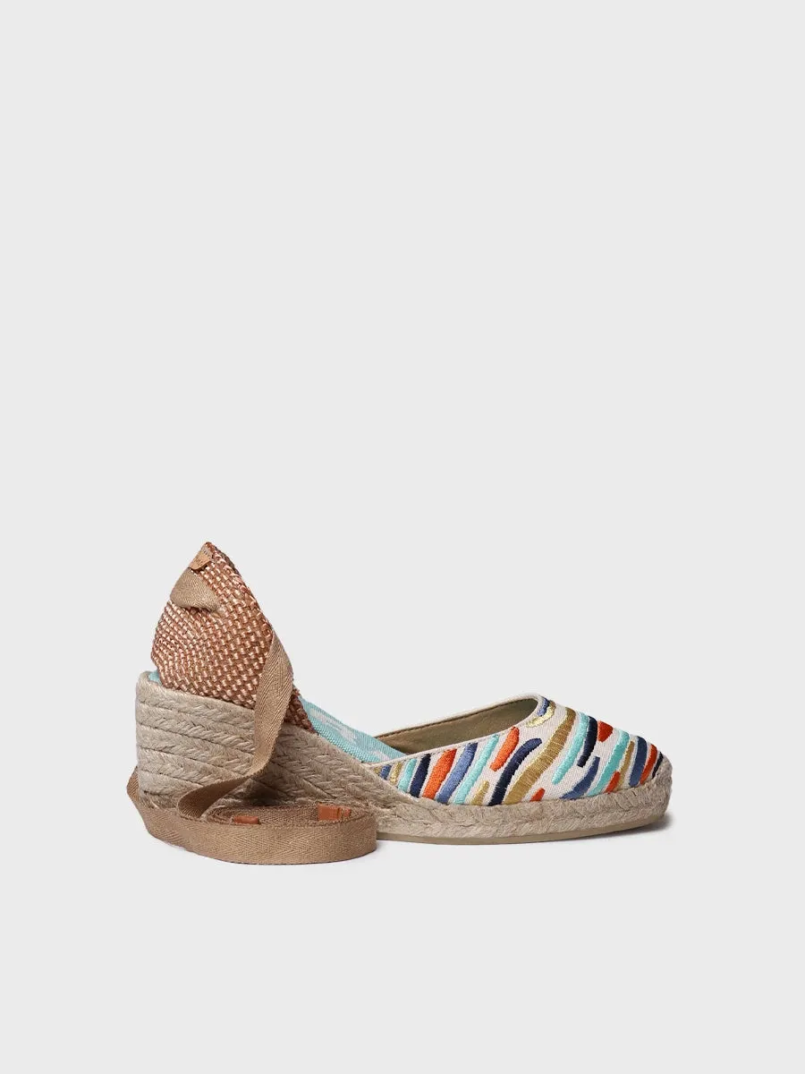 Toni Pons Castell espadrilles compensées brodées