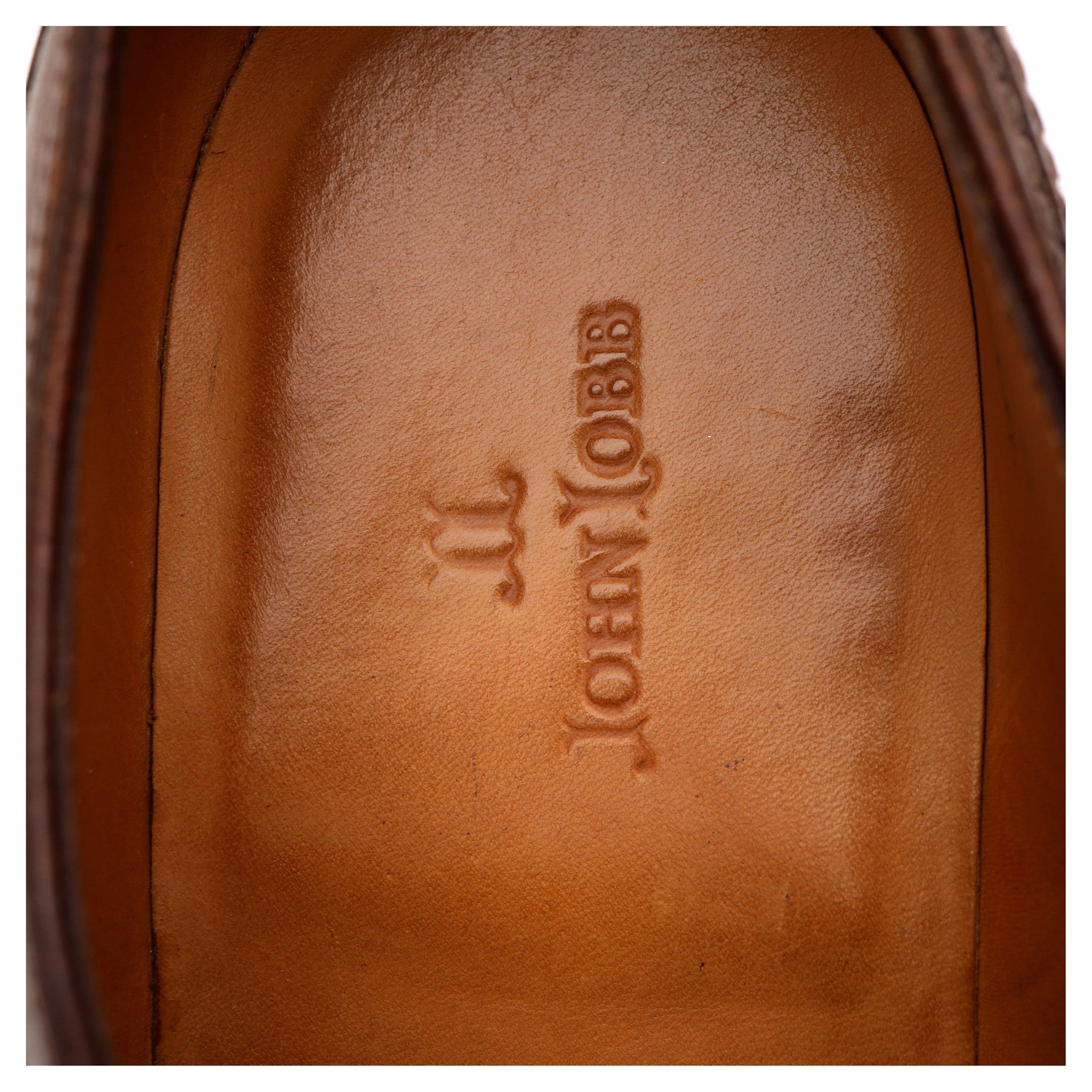 John Lobb Hurtwood derbies cuir grainé marron UK 6