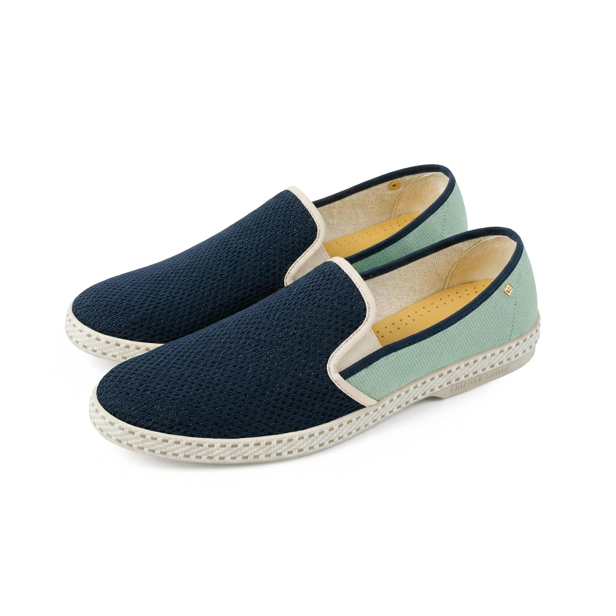 Rivieras Classic Match Marine Vert d'Eau espadrilles coton