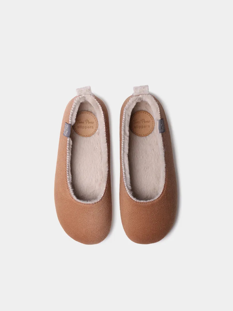 Toni Pons Molina chaussons ballerines femme fourrés