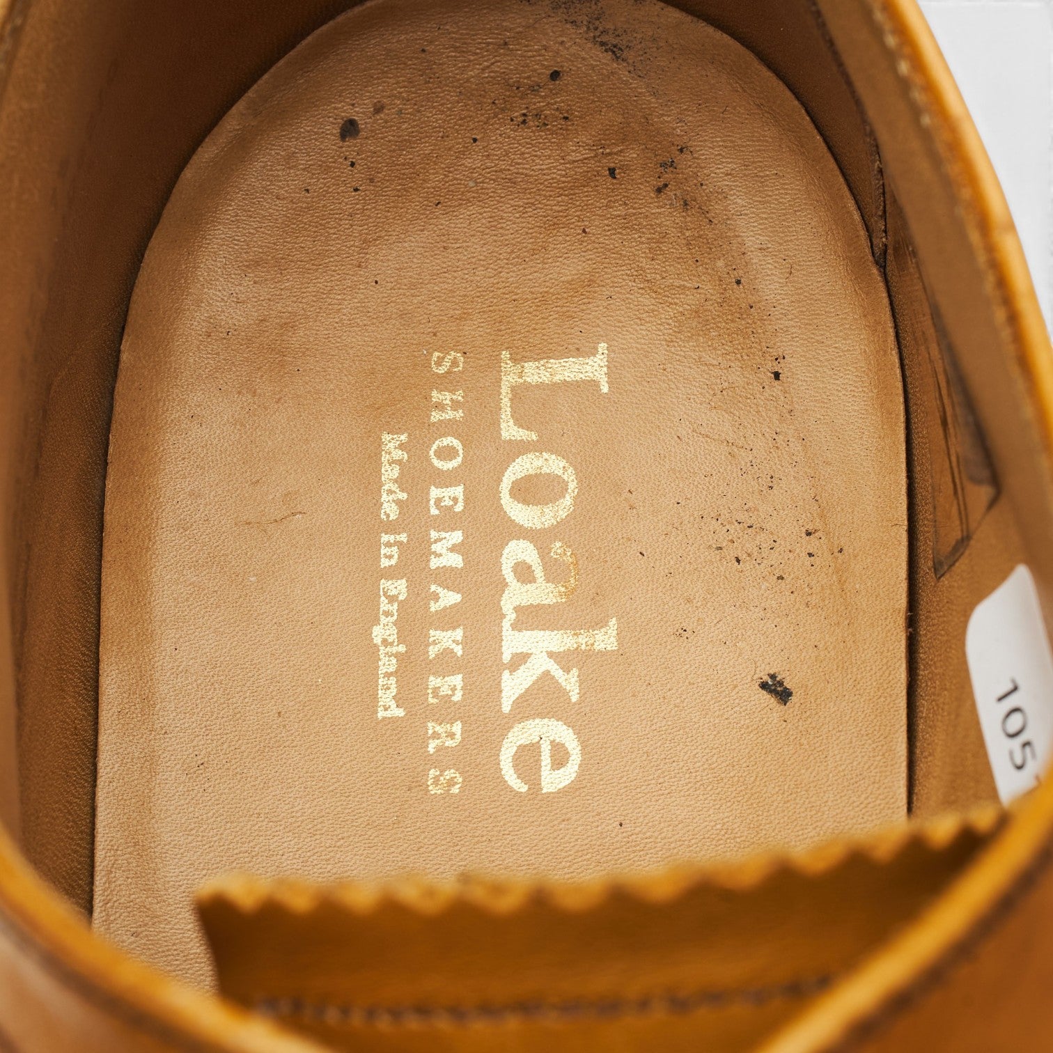Loake Bovey oxford cuir marron pointure UK 7.5