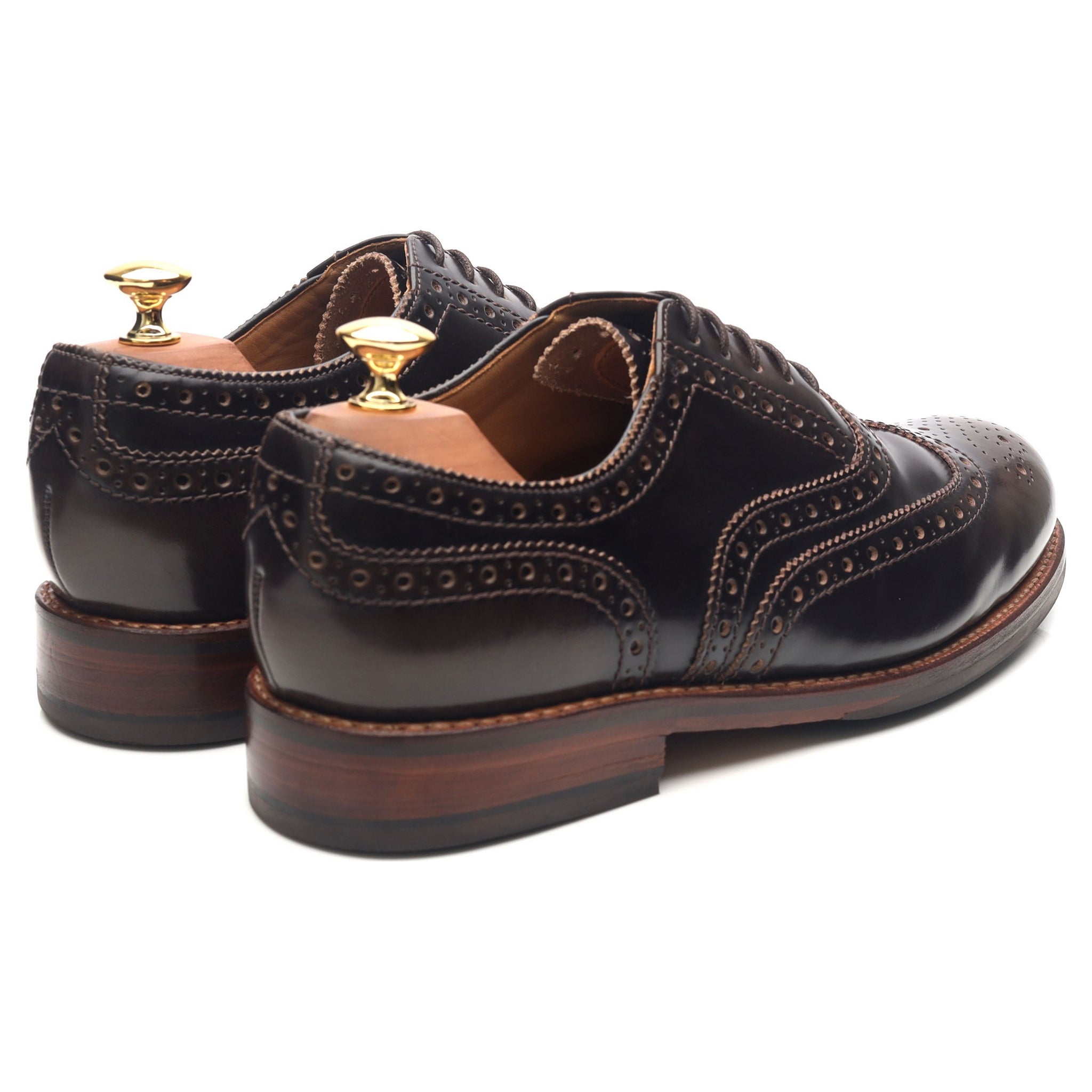 Grenson Stanley derbies cuir marron pointure UK 9 G