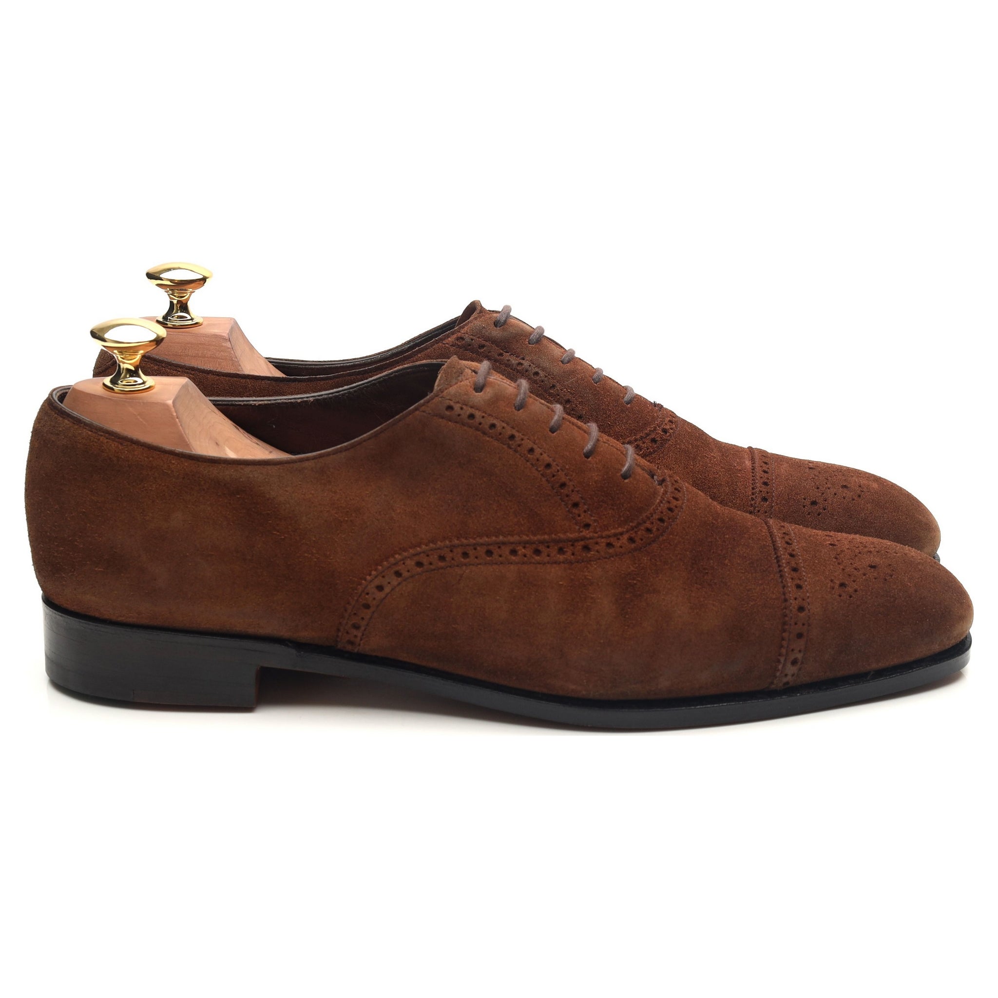 Edward Green Asquith oxford daim marron 9.5