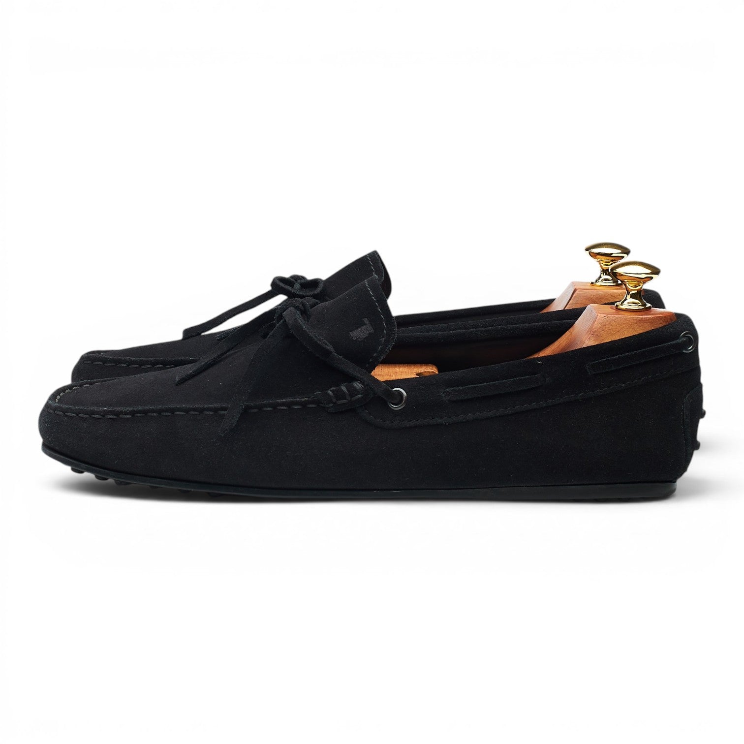 Tod’s Gommino mocassins driving daim noir UK 9