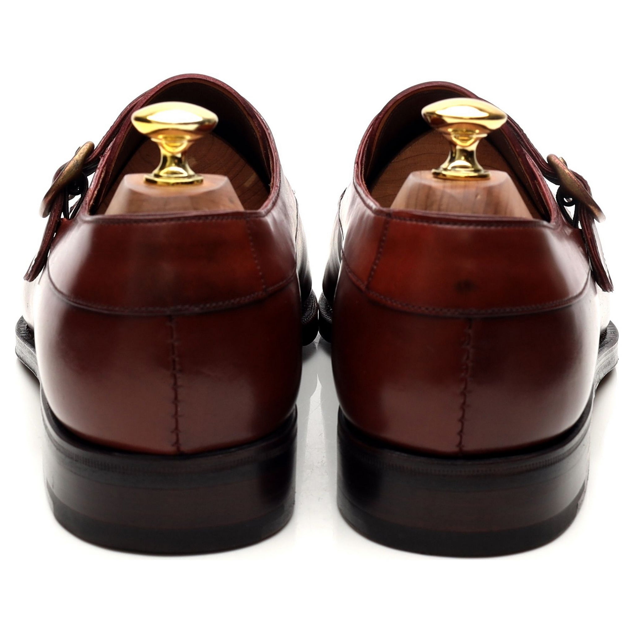 Carmina 80180 Monk Cuir Cordovan Rouge UK 8.5