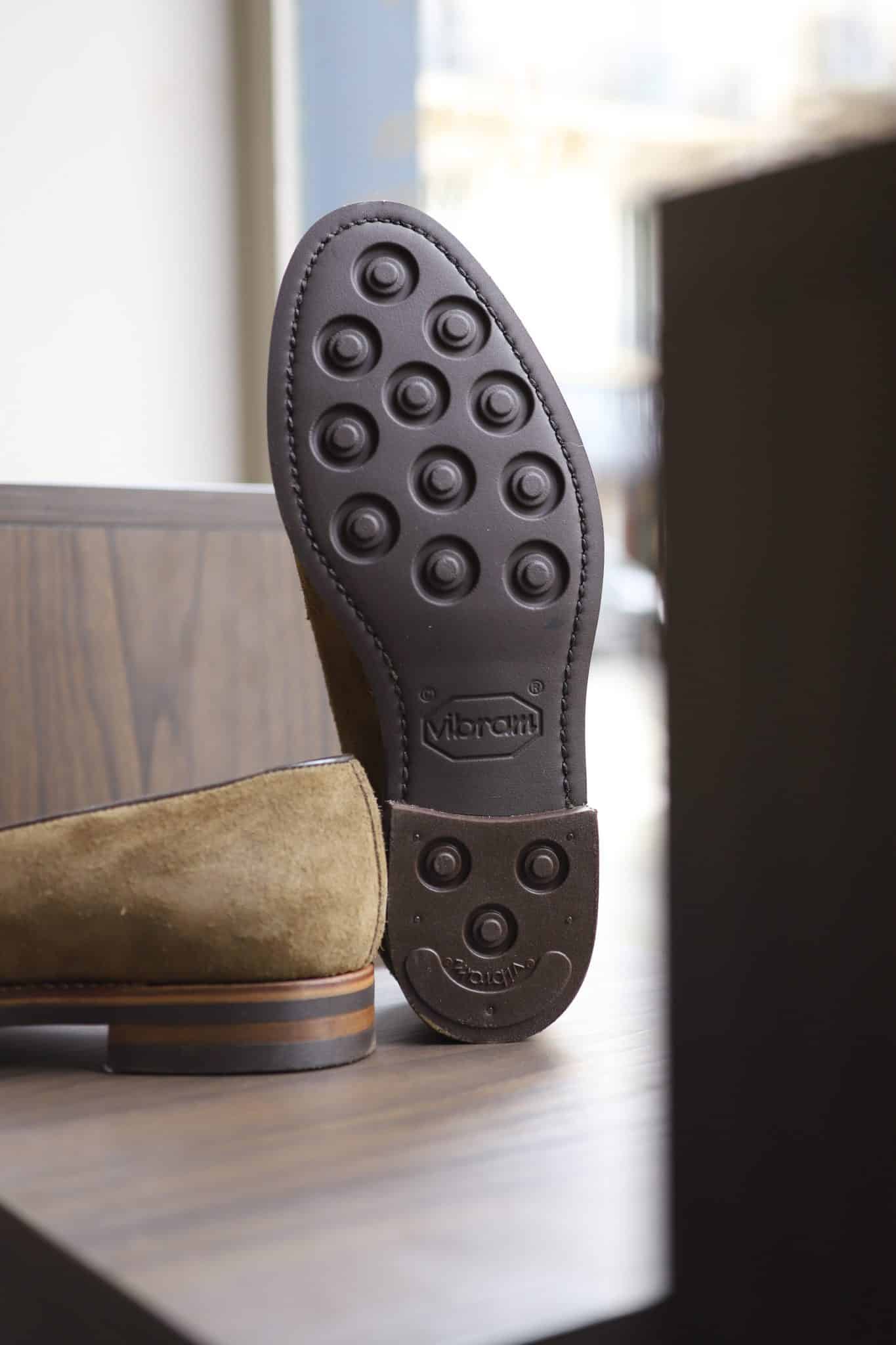 Malfroid Newport mocassin penny veau velours