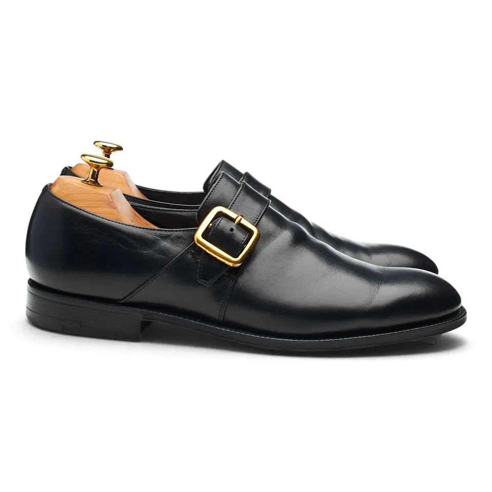 Church's monk cuir noir boucle UK 8.5