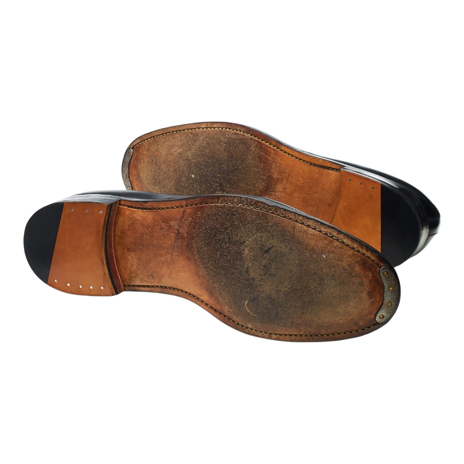 Tricker's Barnes derby cuir noir pointure 13 large