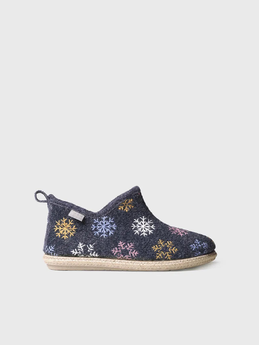 Toni Pons DUNA-CP chaussons femme feutre marine