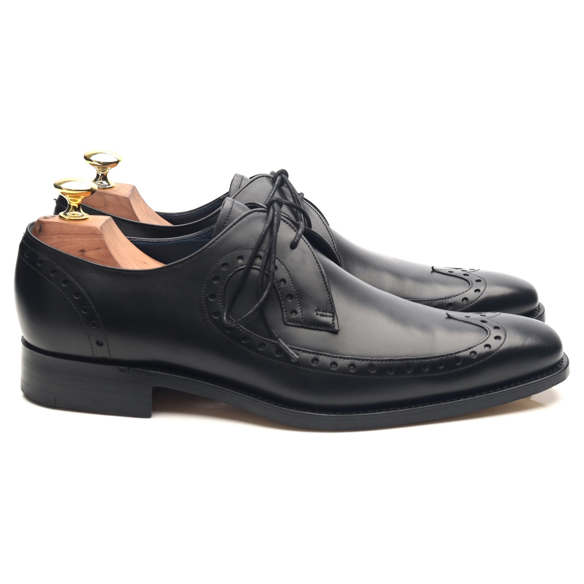 Barker Woody derby cuir noir 7.5 semelle cuir