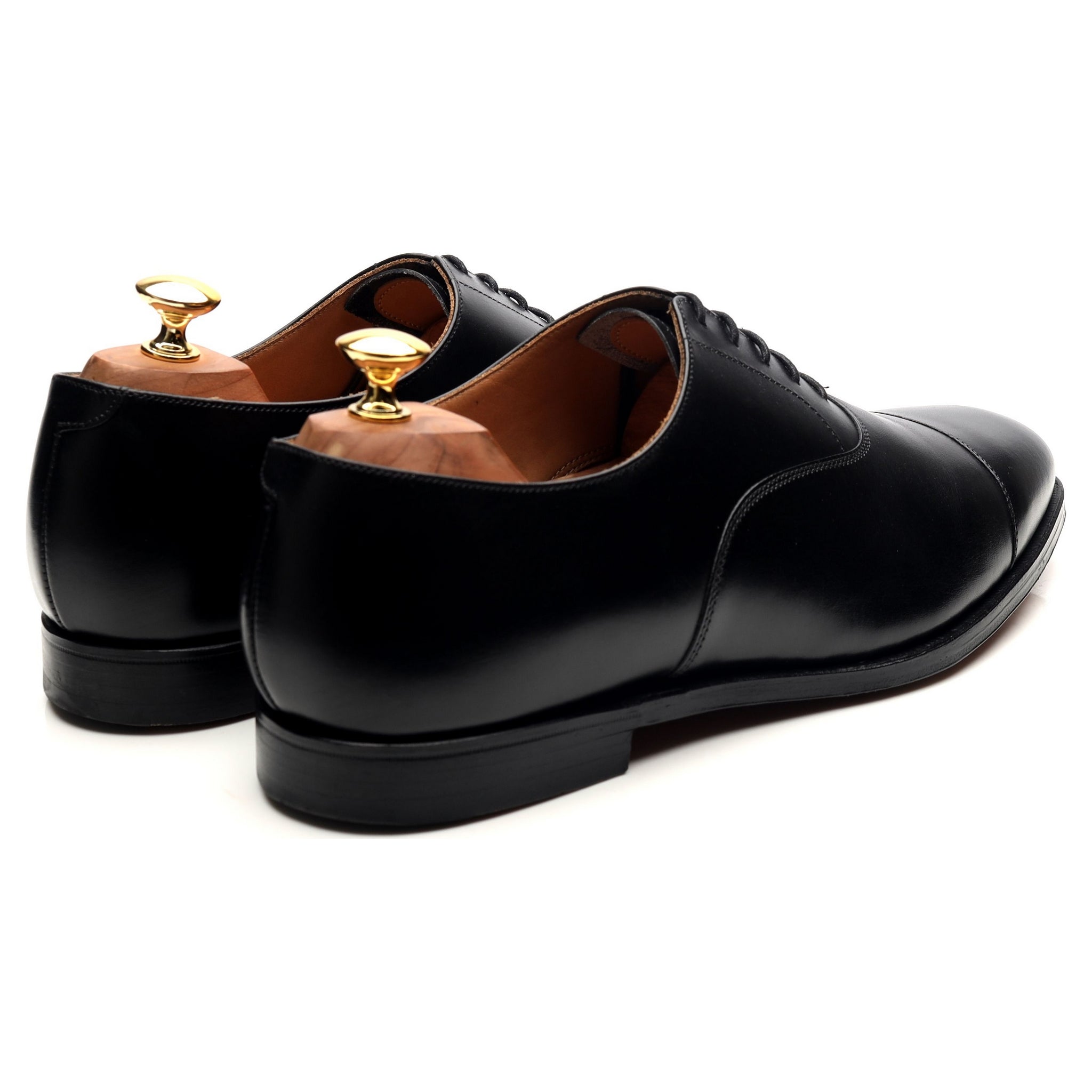 Crockett & Jones Connaught richelieu cuir noir UK 10