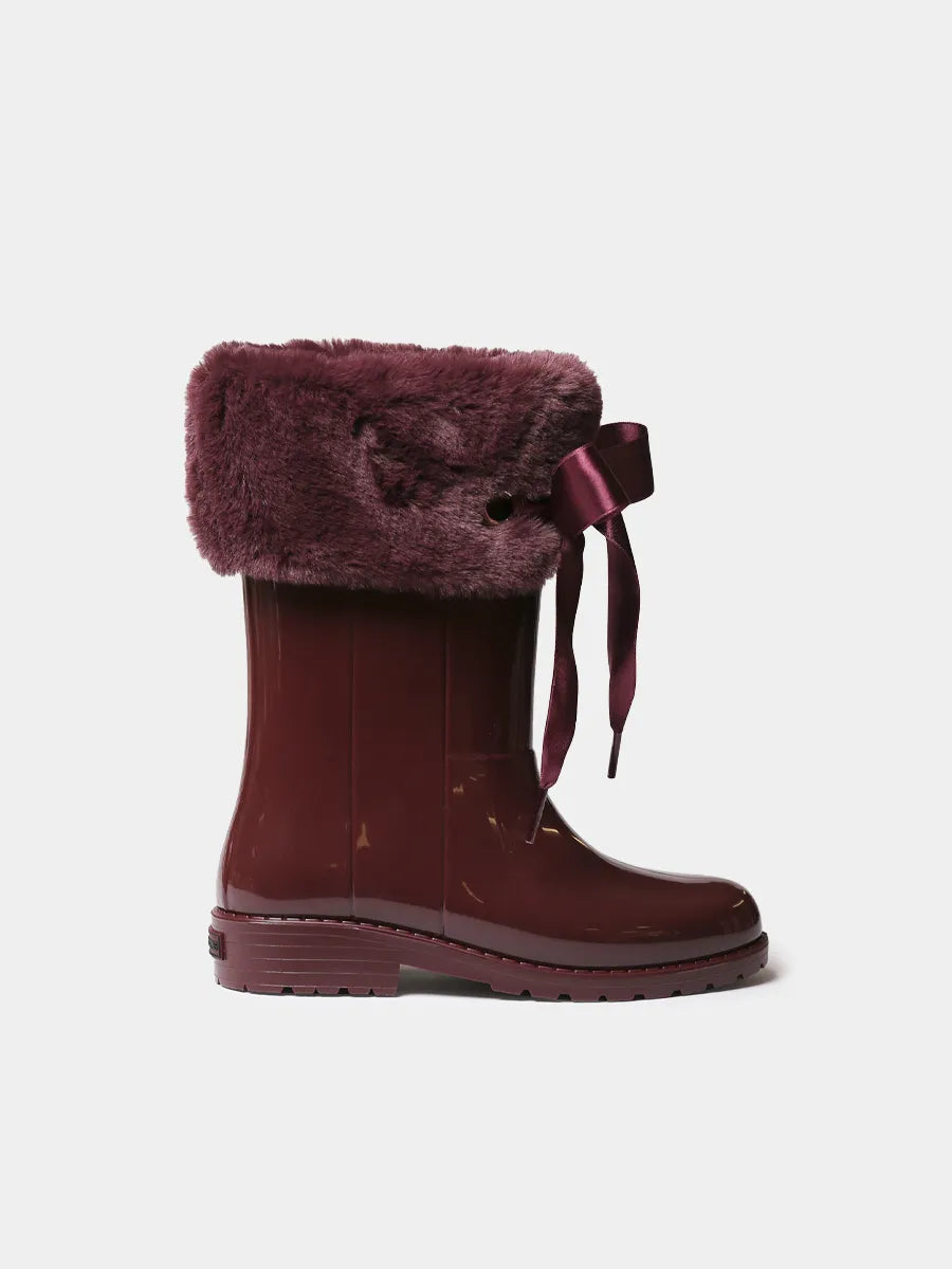 Toni Pons Lorca bottes pluie enfant fourrure