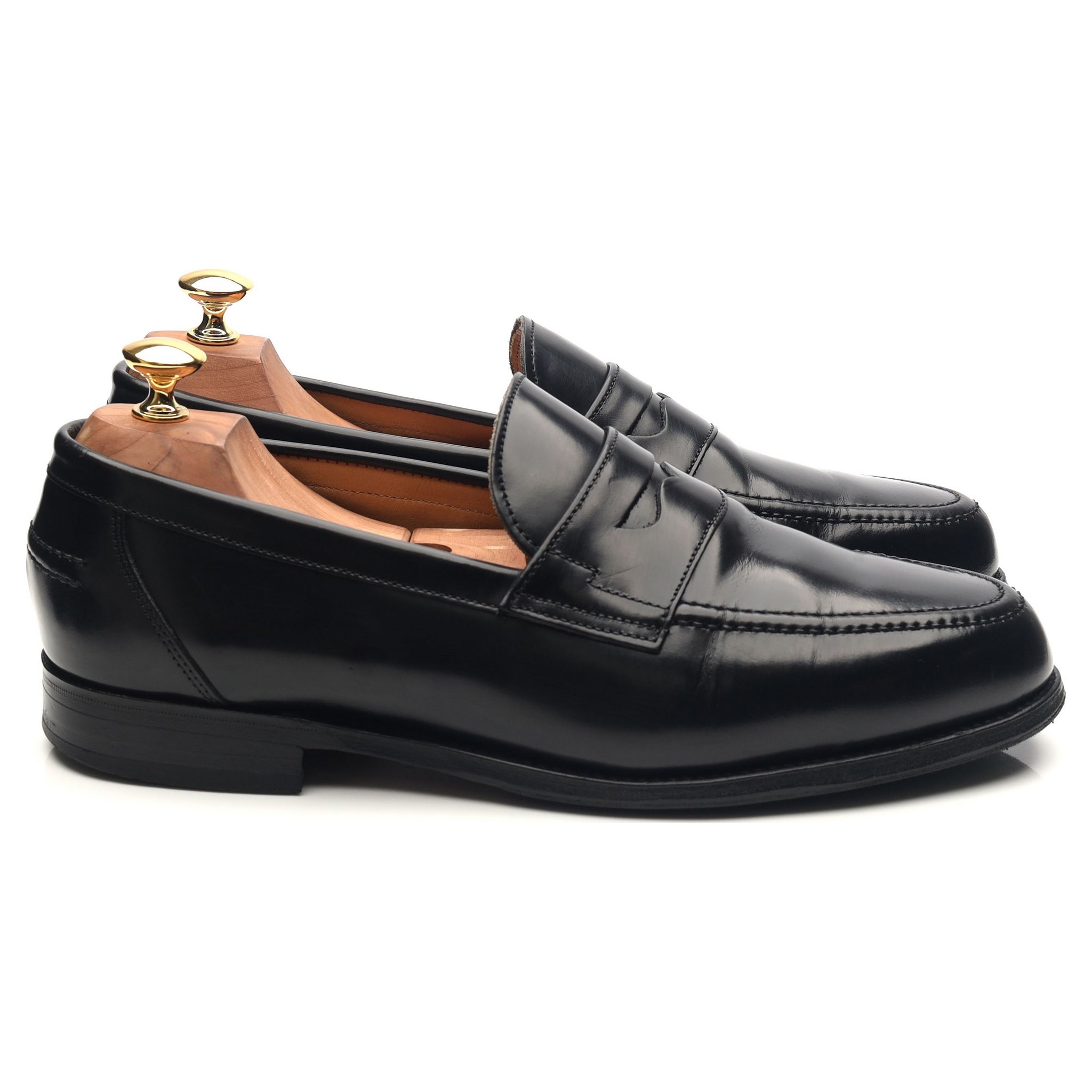 Alfred Sargent Elstree mocassins cuir noir UK 9