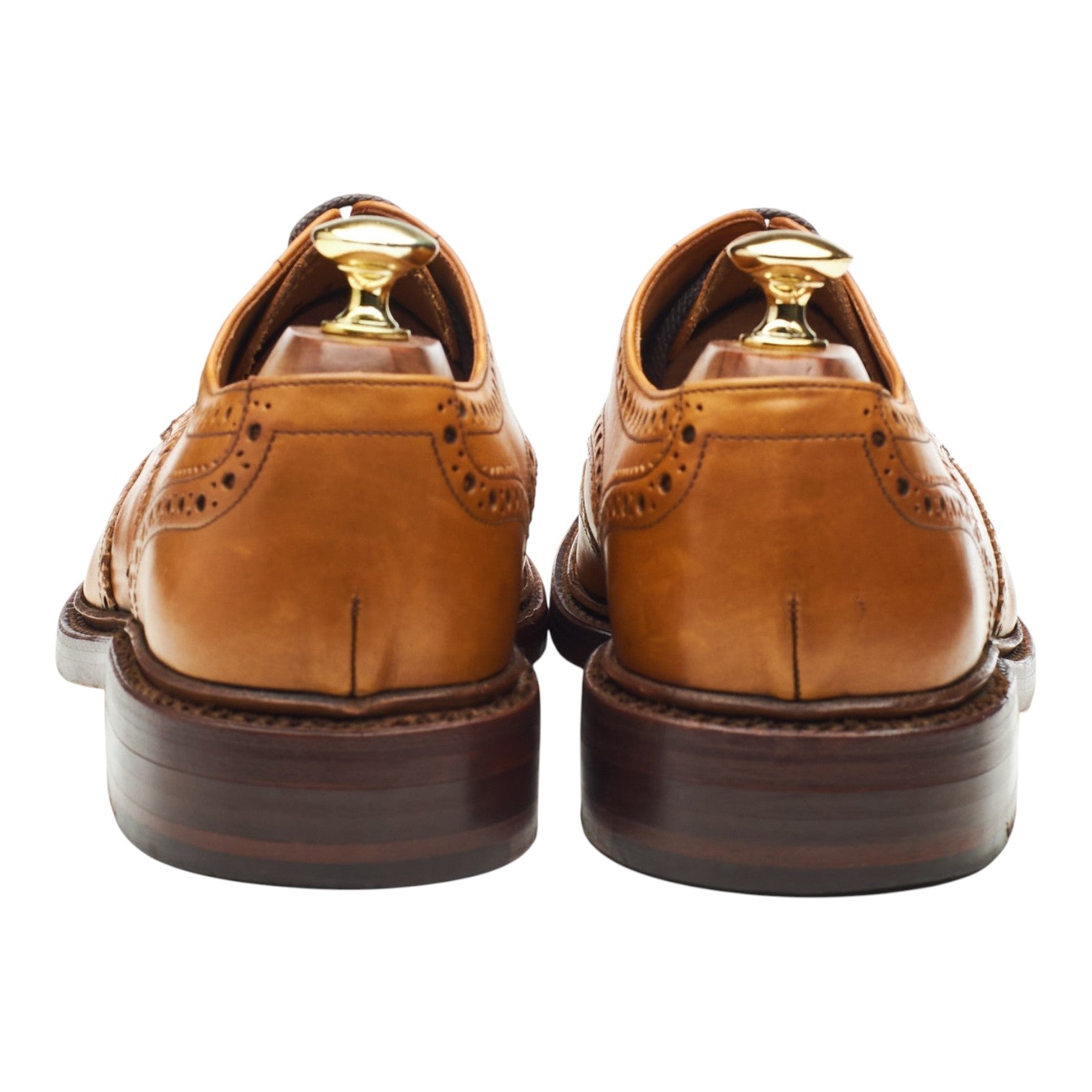 Loake 1880 Chester 2 derby brogues cuir camel pointure UK 8