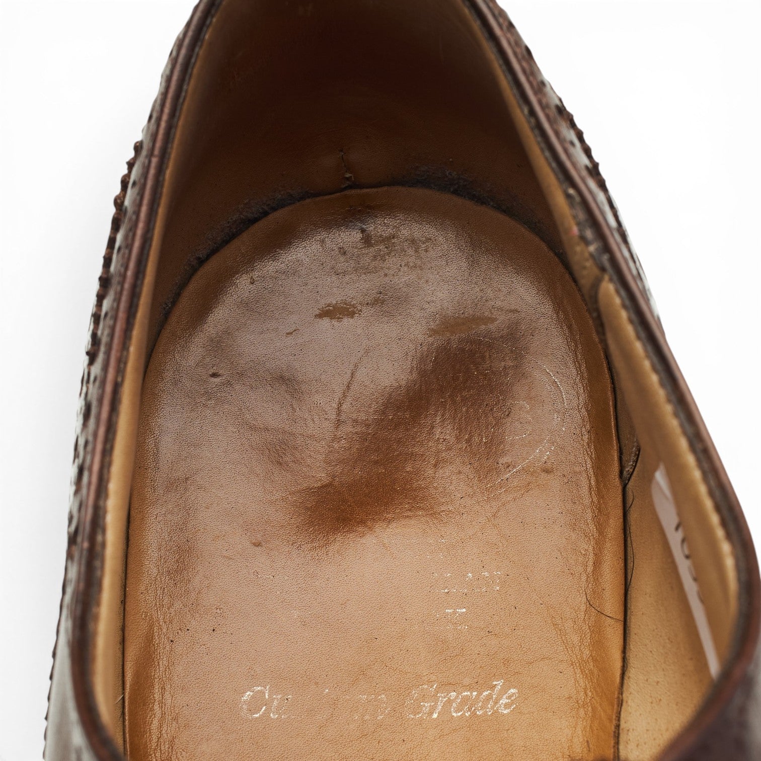 Church's Chetwynd richelieu cuir marron foncé UK 7