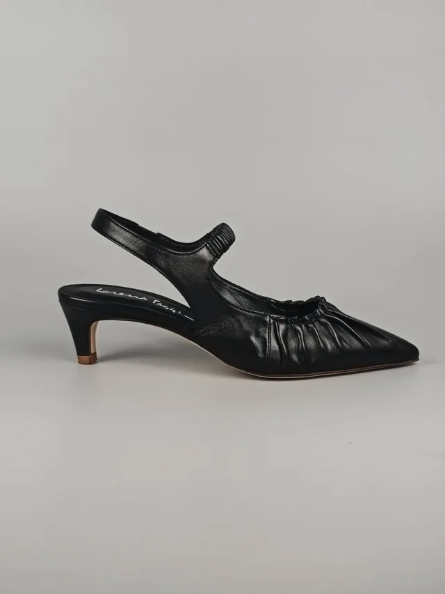 Lorena Paggi Nappa Glove escarpin cuir noir