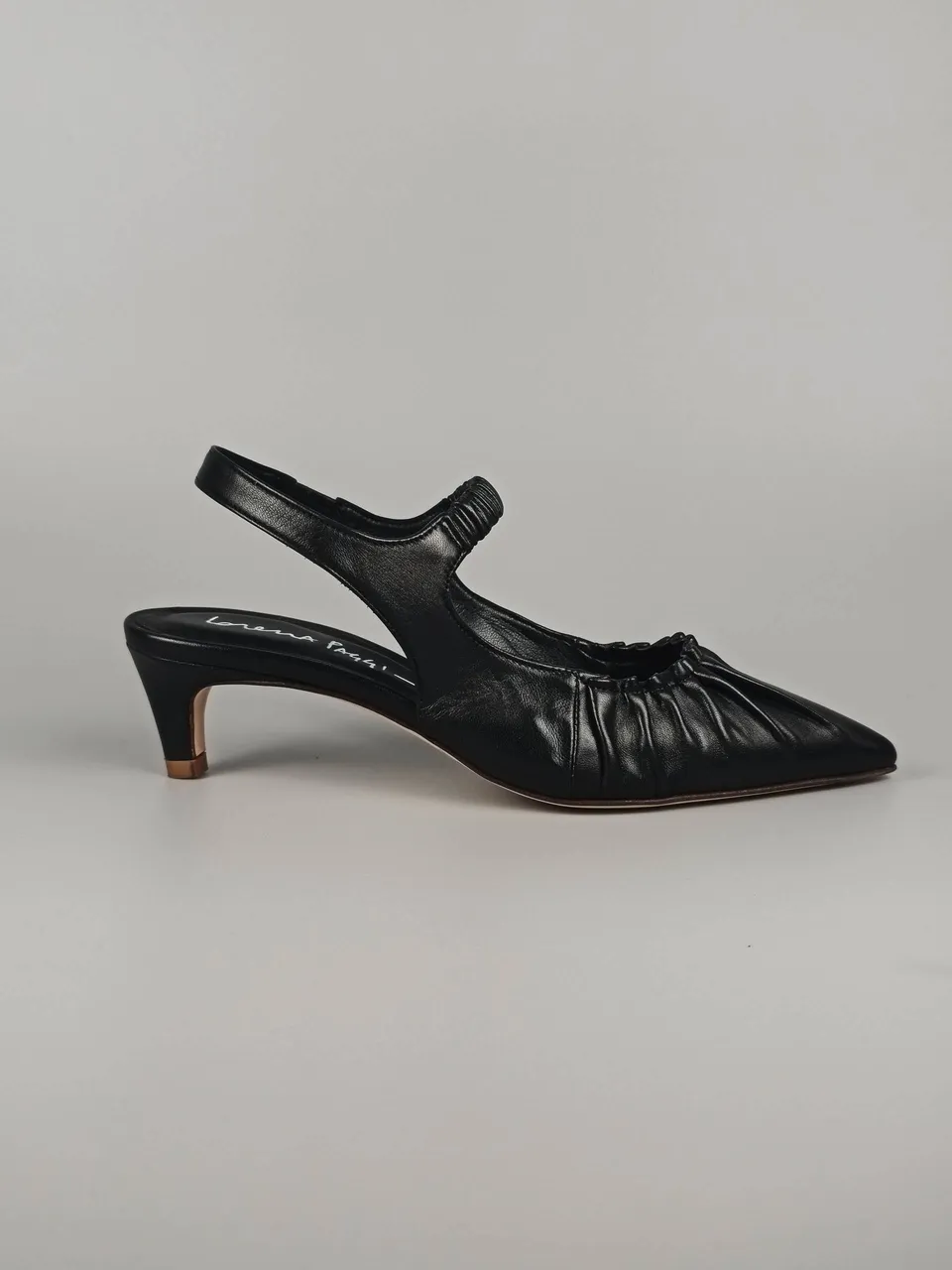 Lorena Paggi Nappa Glove escarpin cuir noir