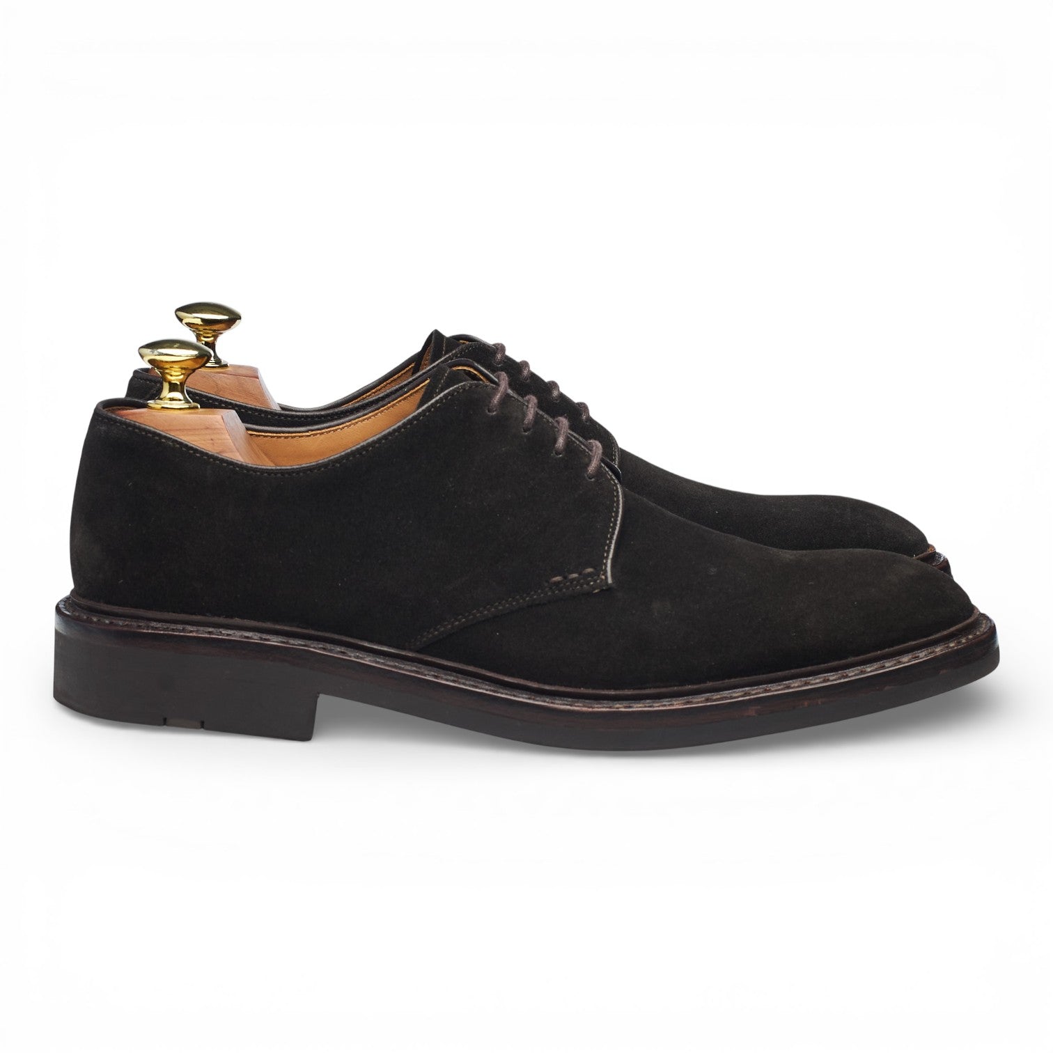 Heschung Fustet derbies homme suède marron UK 6.5