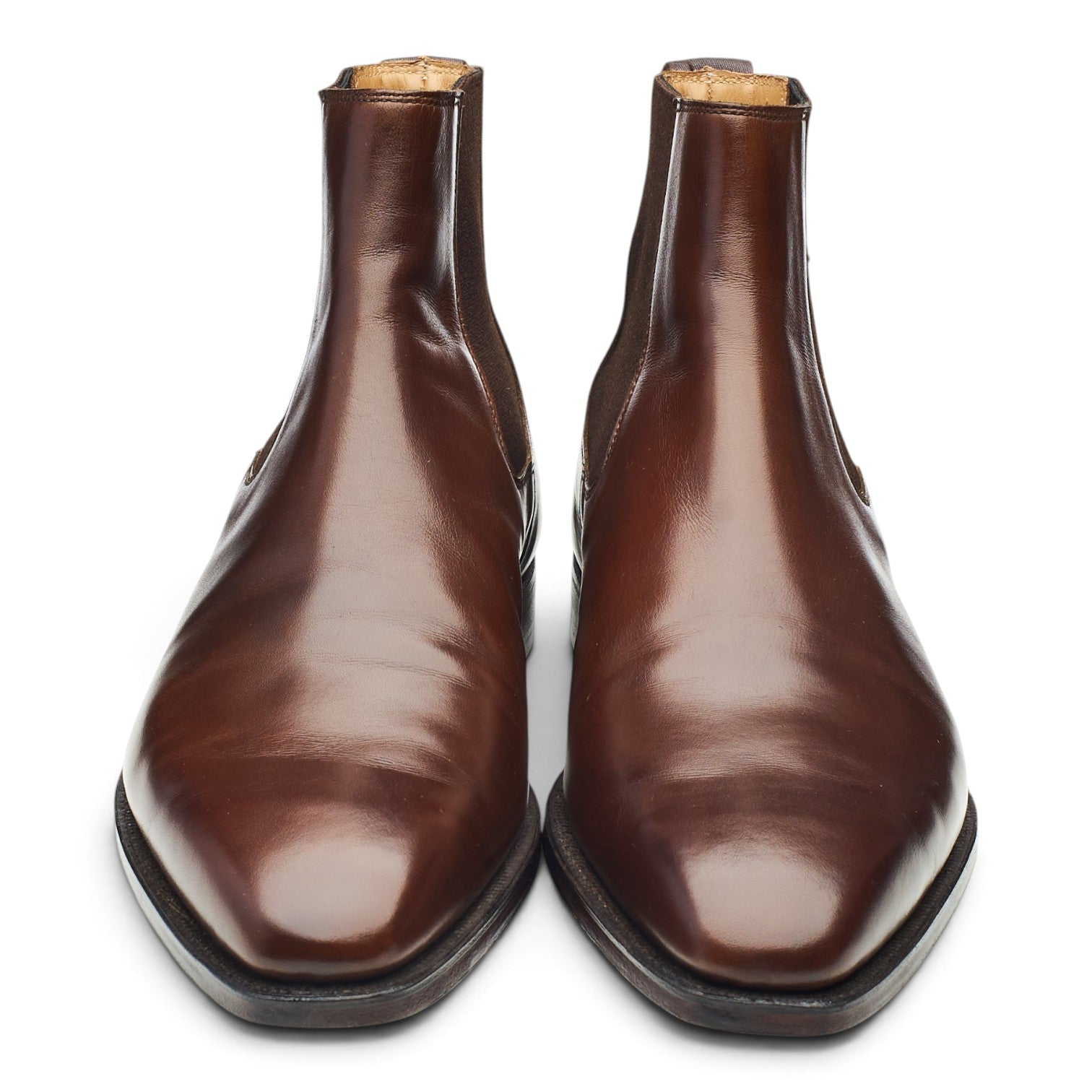 Crockett & Jones Lingfield bottines chelsea cuir marron 7.5